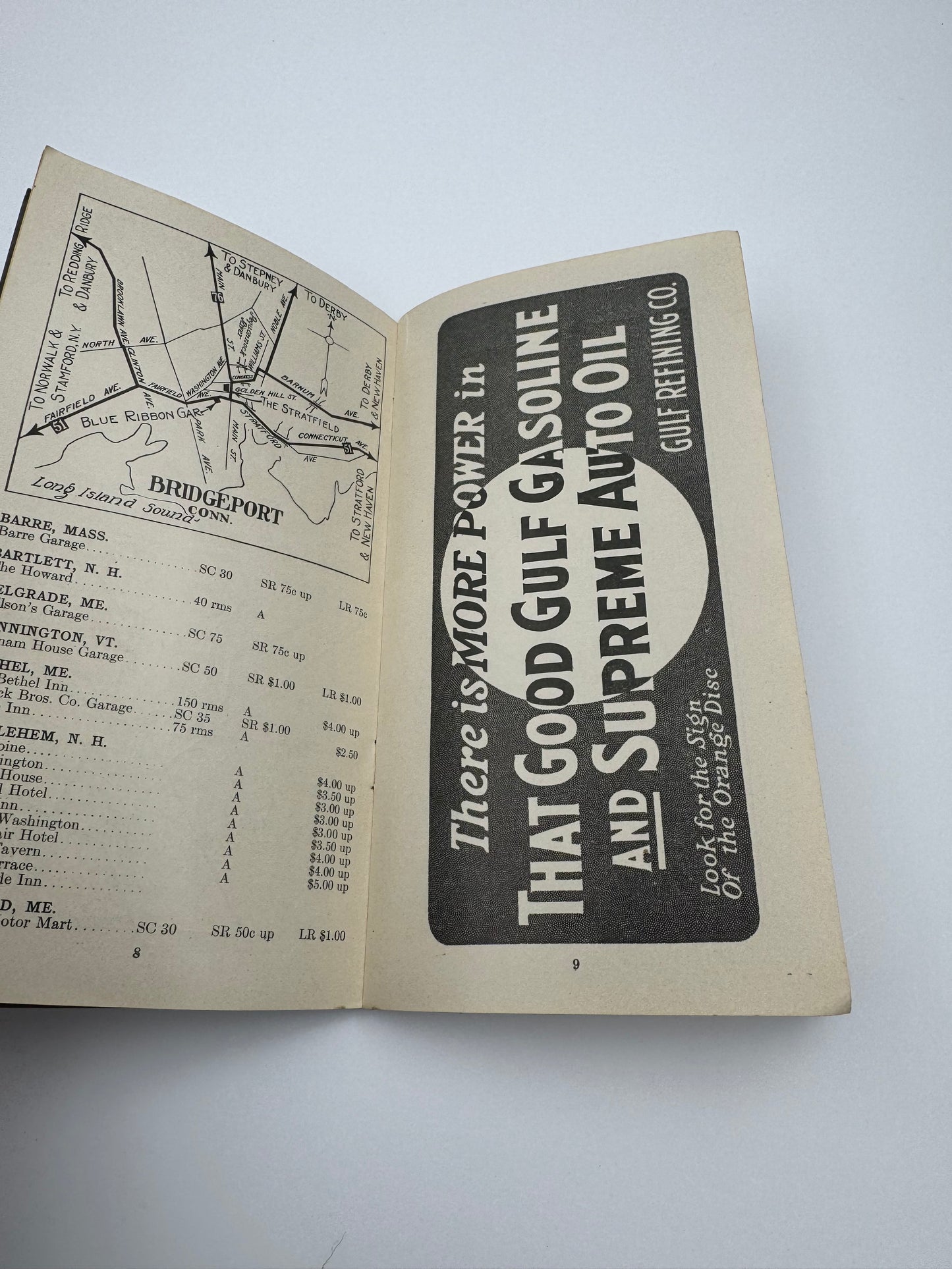 Vintage Road Map Guide To Blazed Trail