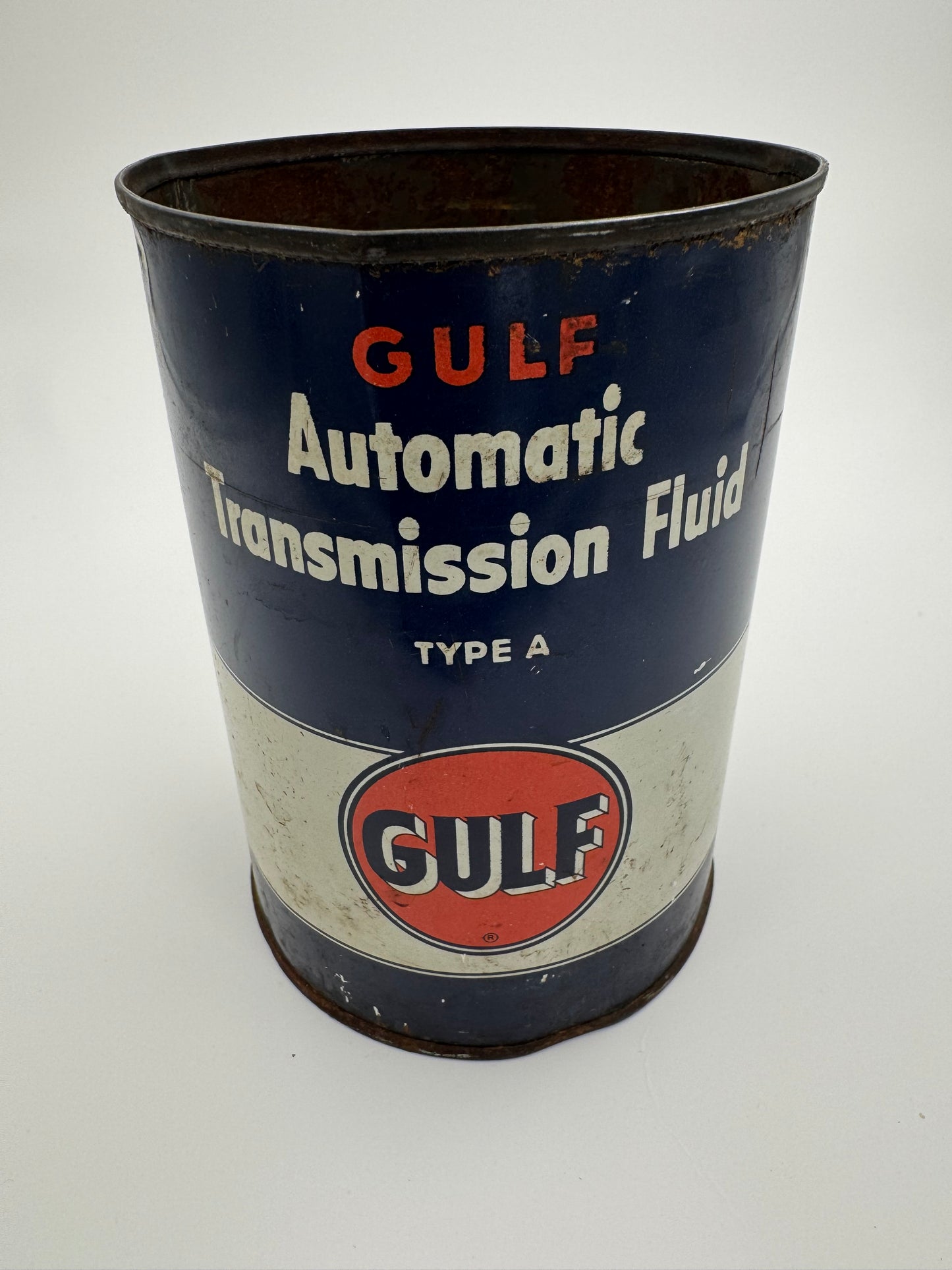 Vintage Gulf Transmission Fluid Can