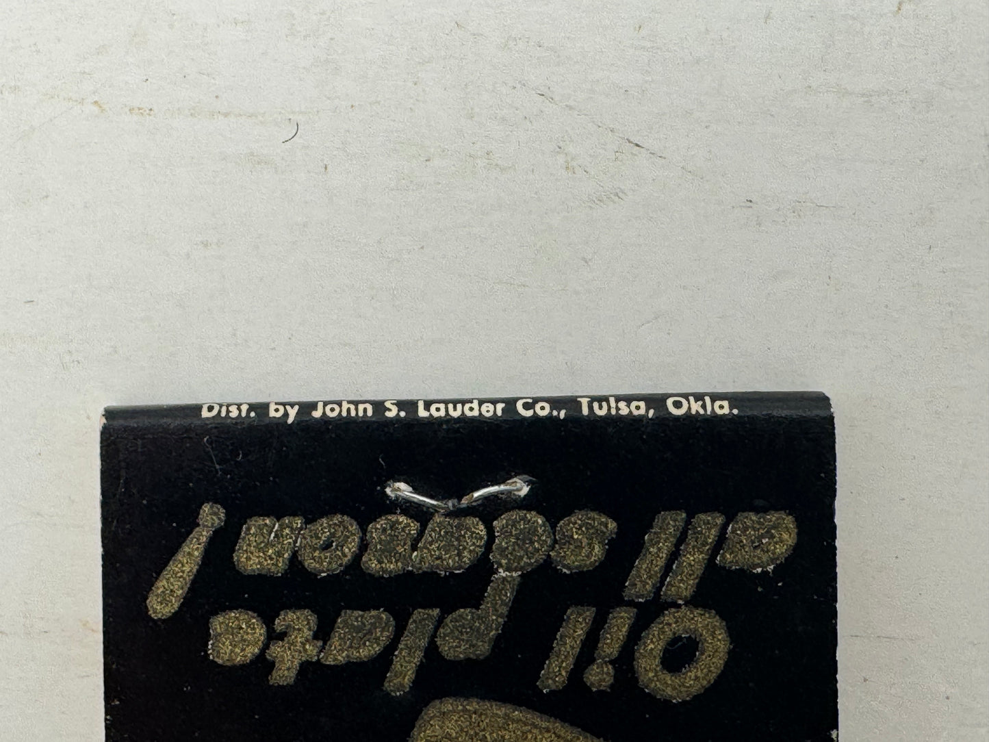 Vintage Conoco Matchbook Never Struck 1930s NOS