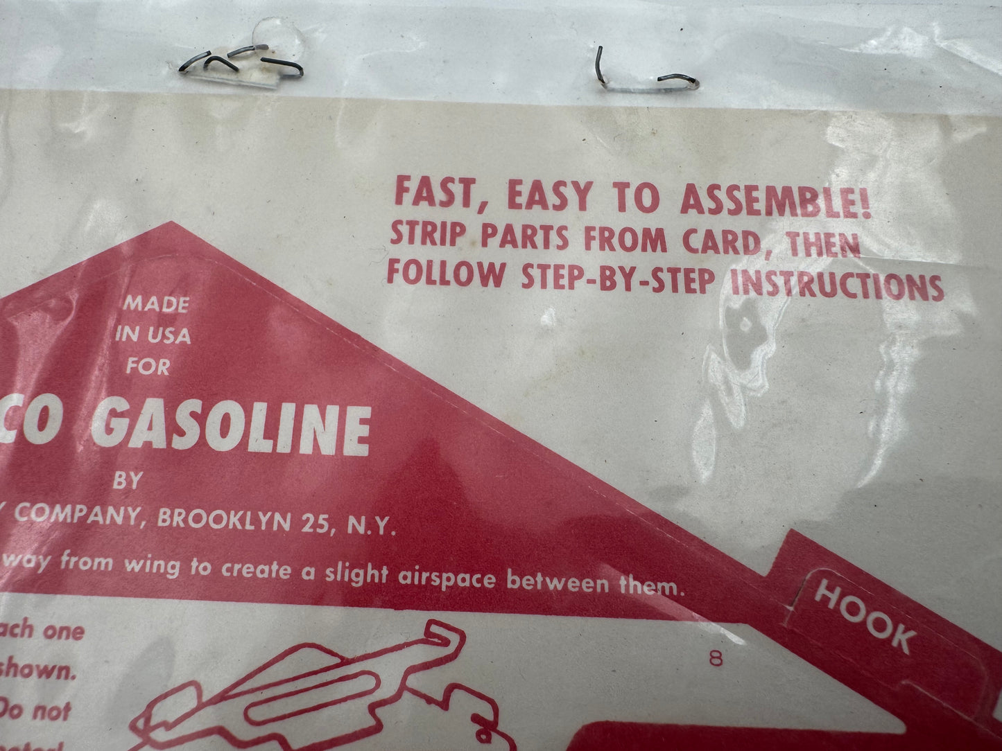 Vintage APCO Gasoline Flying Wing Toy NOS