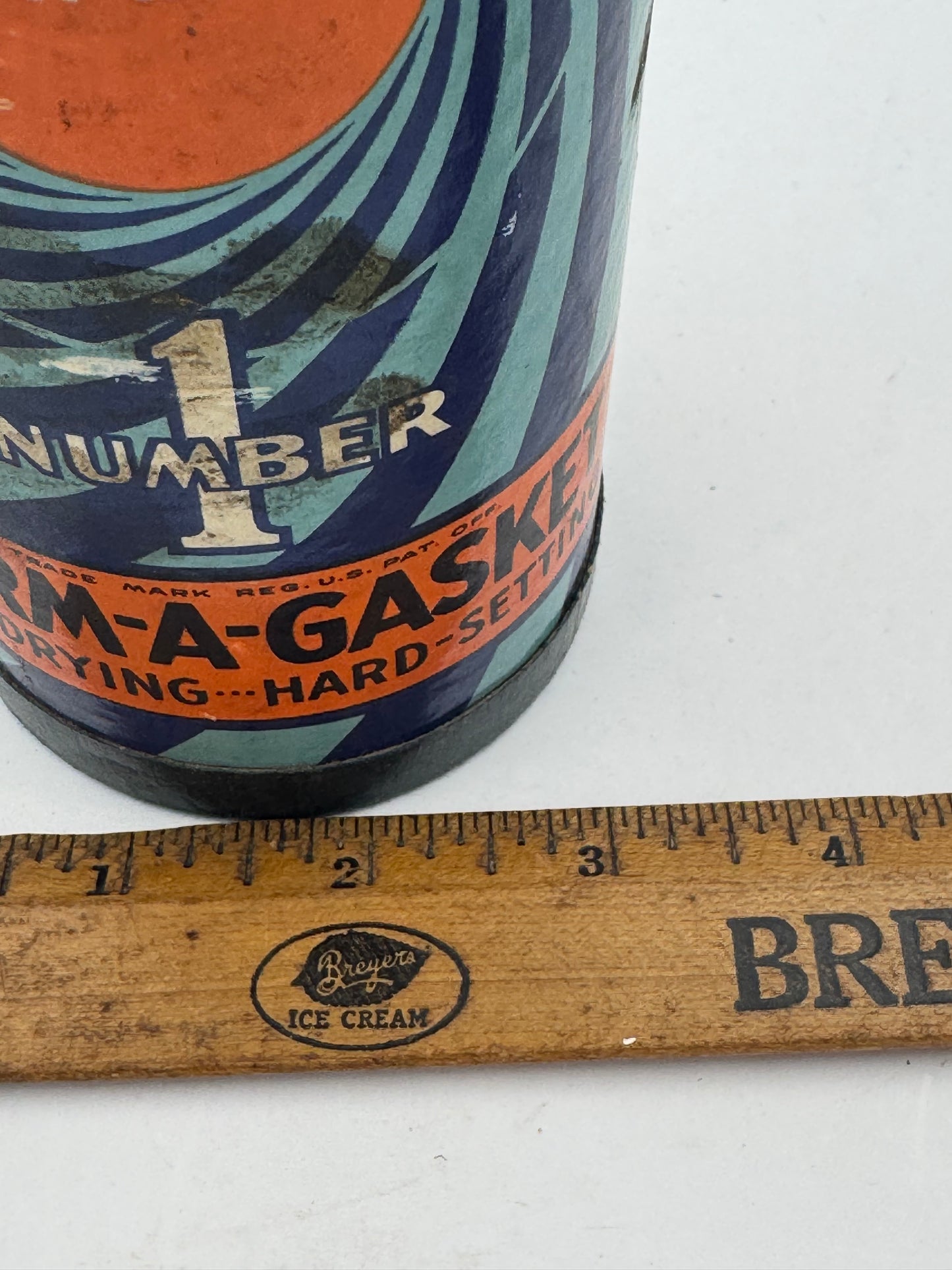 Vintage Permatex Tin 8 Oz. Full