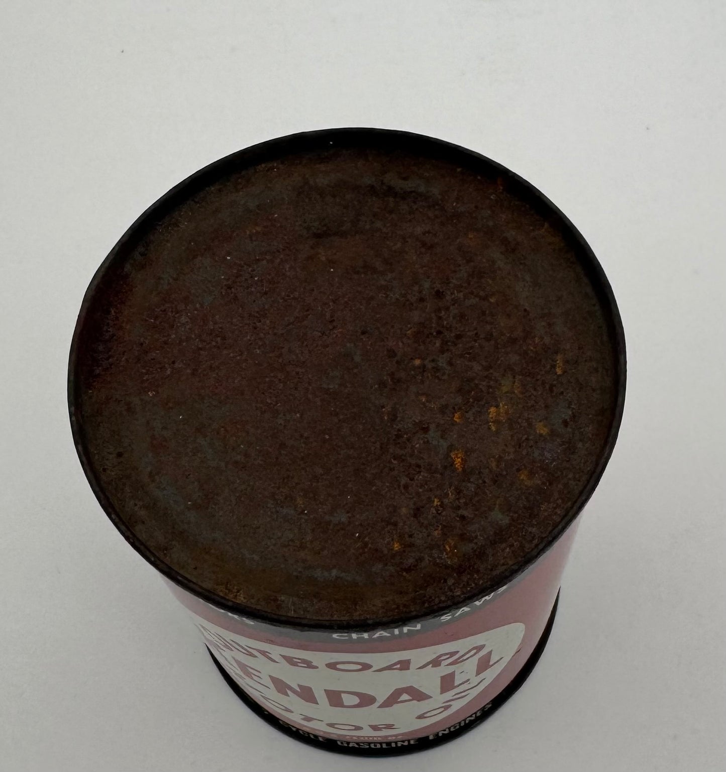 Vintage Kendall Outboard Oil Can Pint Full
