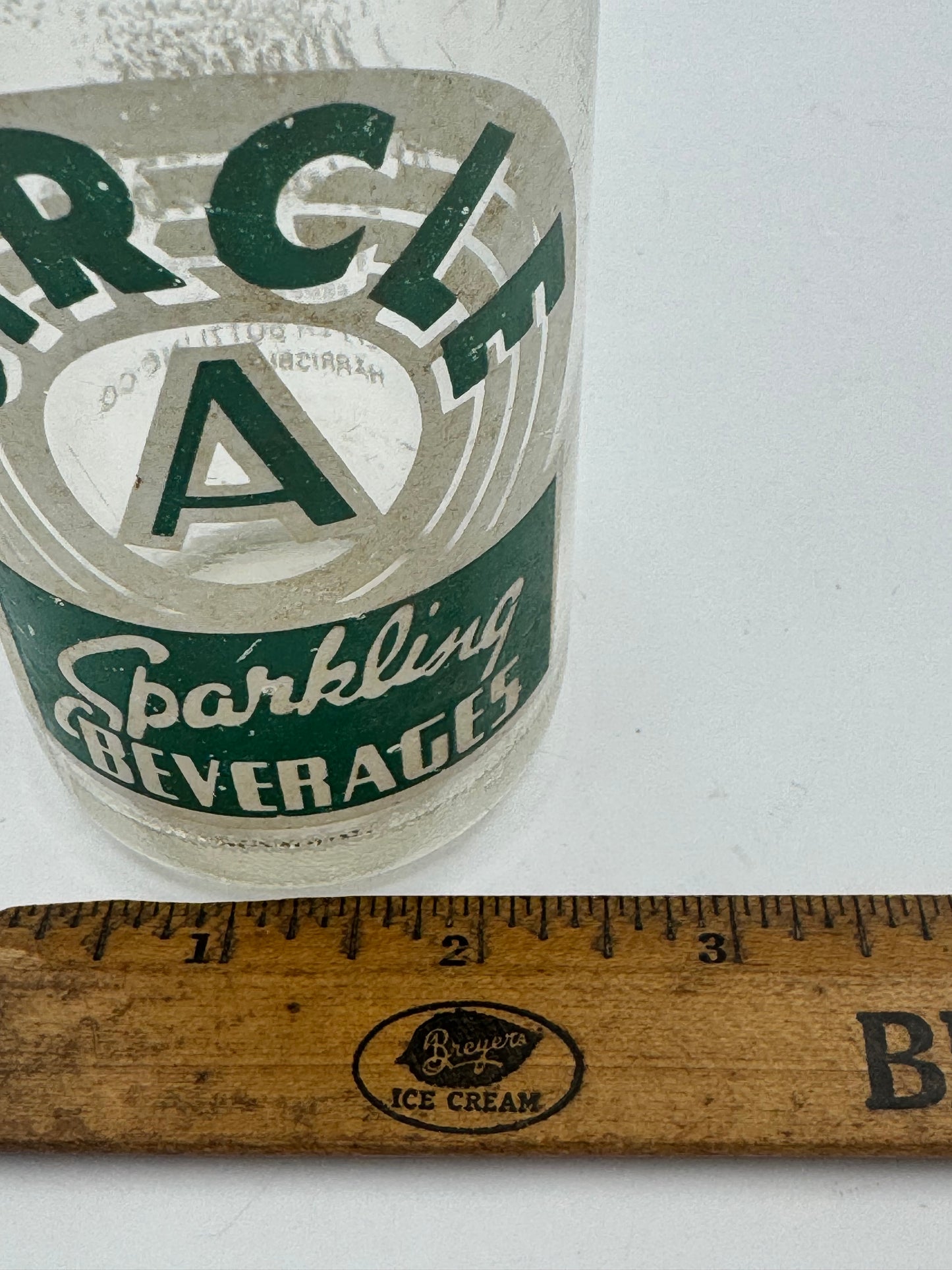 Vintage ACL Circle A Soda Bottle 9 Ounce