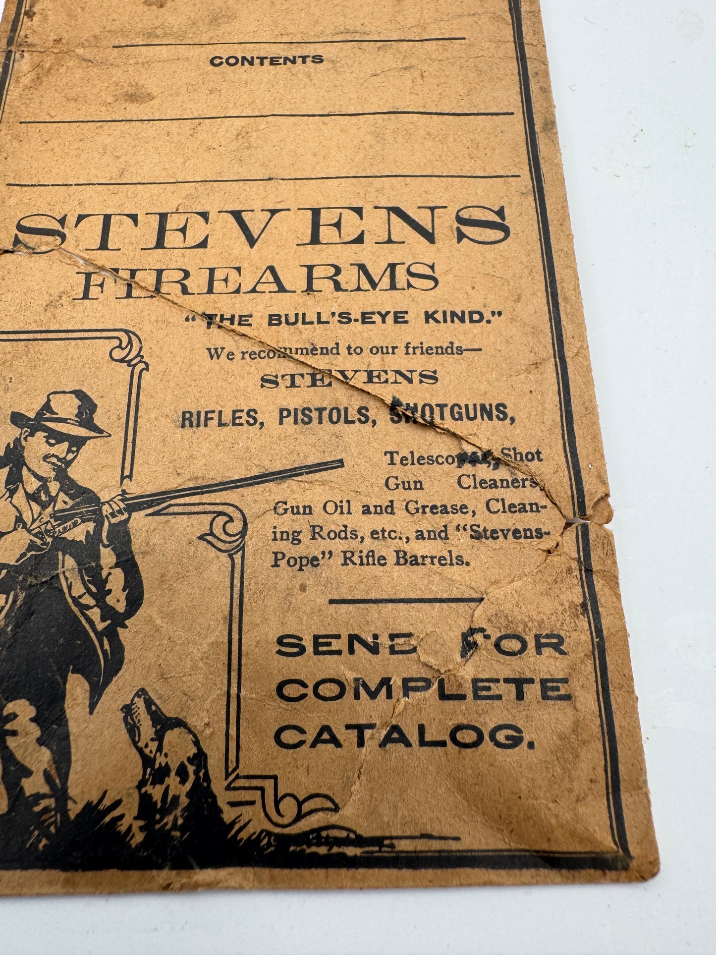 Vintage Steven’s Firearms Envelope 1900s