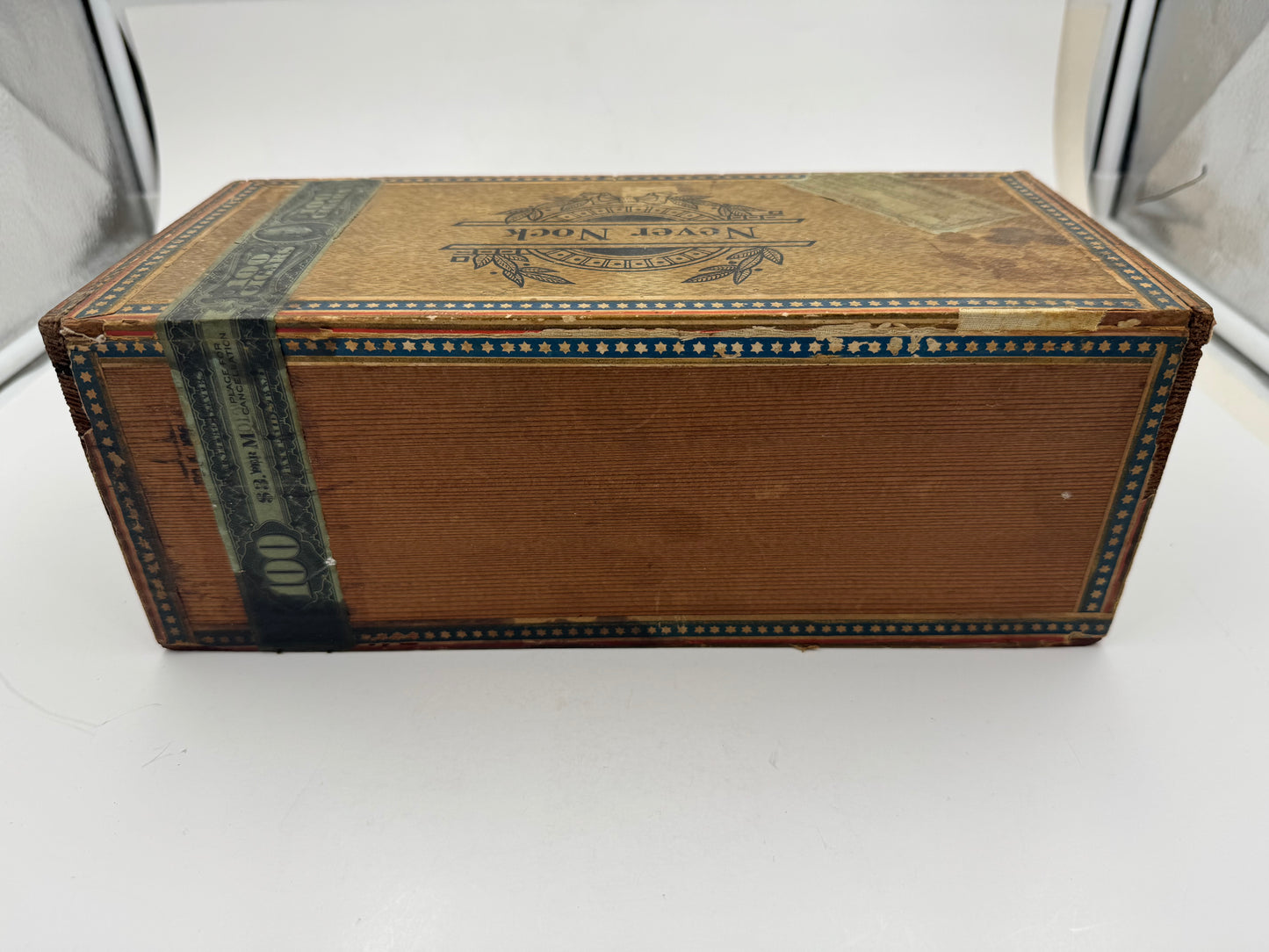 Vintage Cigar Box Never Nock RARE