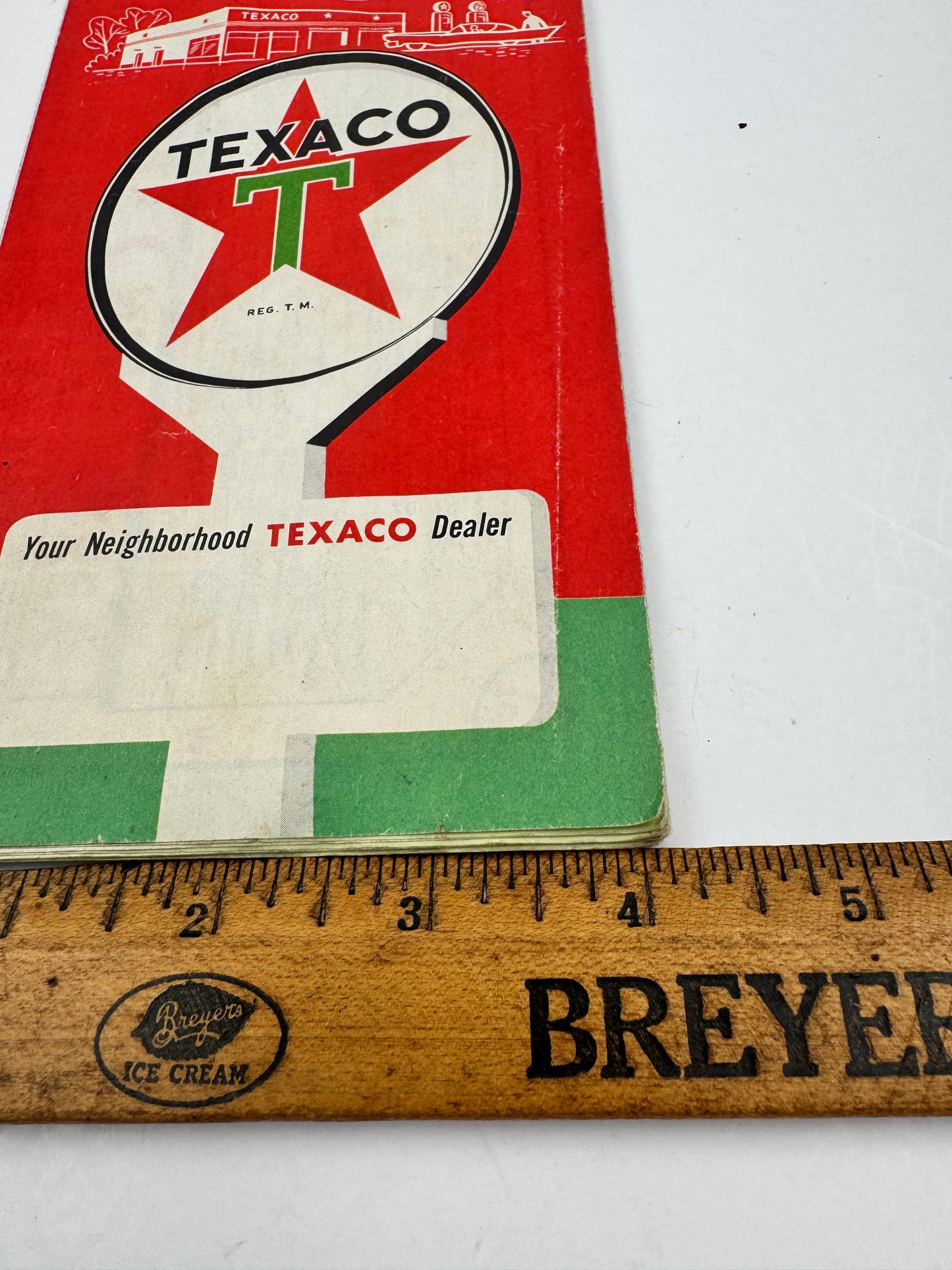 Vintage Texaco Road Map New Jersey & Metro NYC 1959