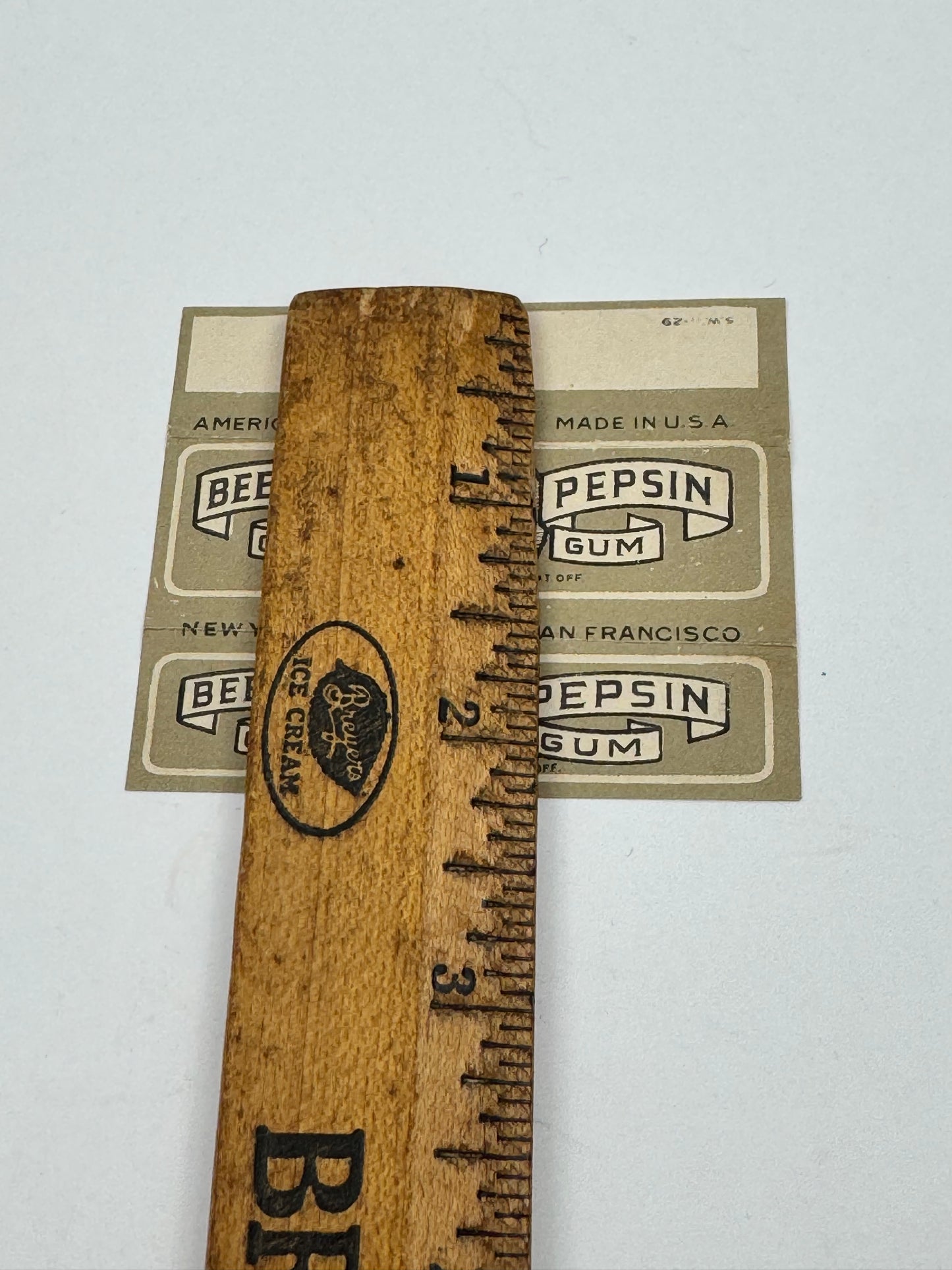 Vintage Beeman’s Pepsin Gum Wrapper