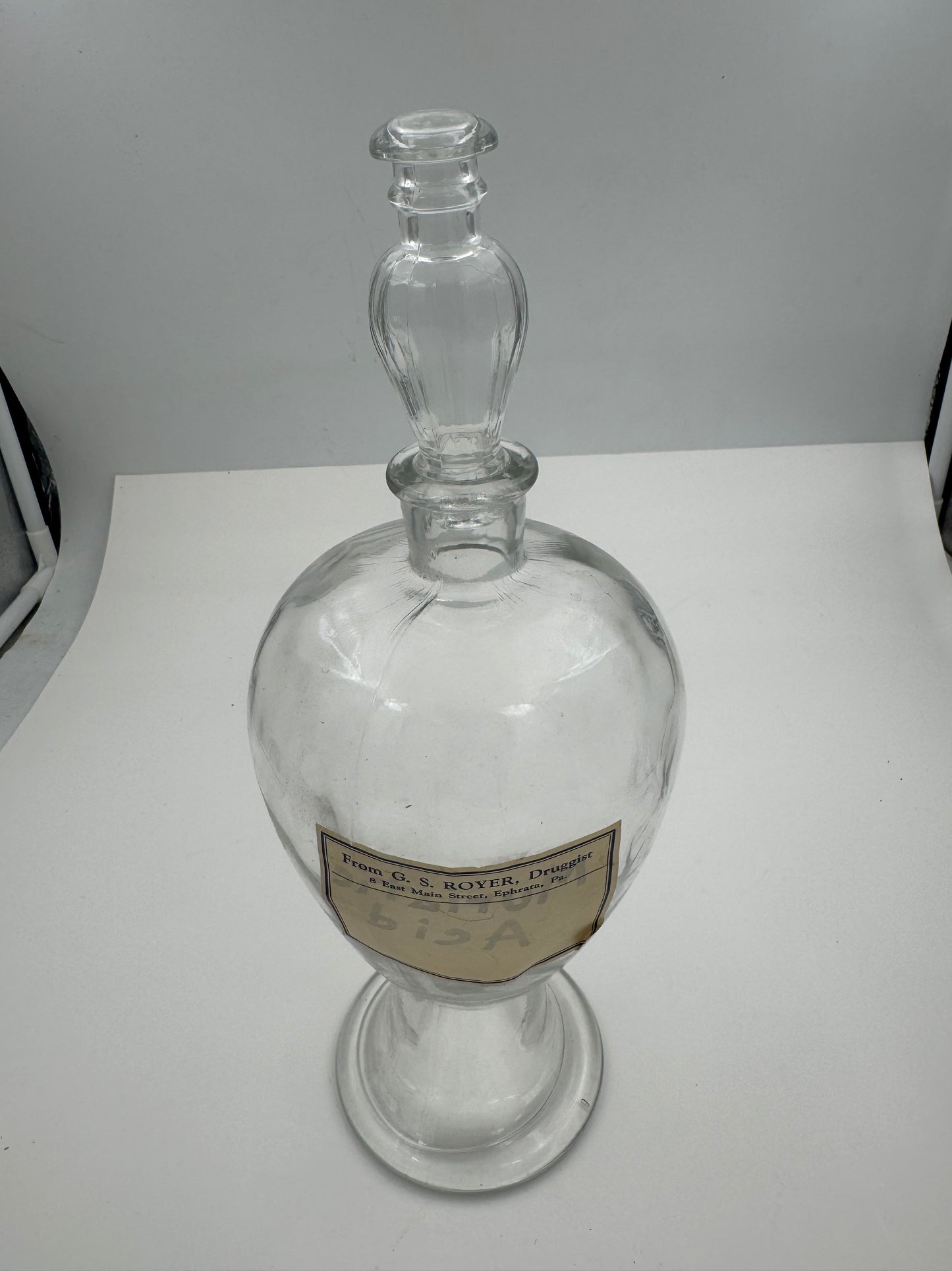 Vintage Apothecary Jar Counter Top Country Store