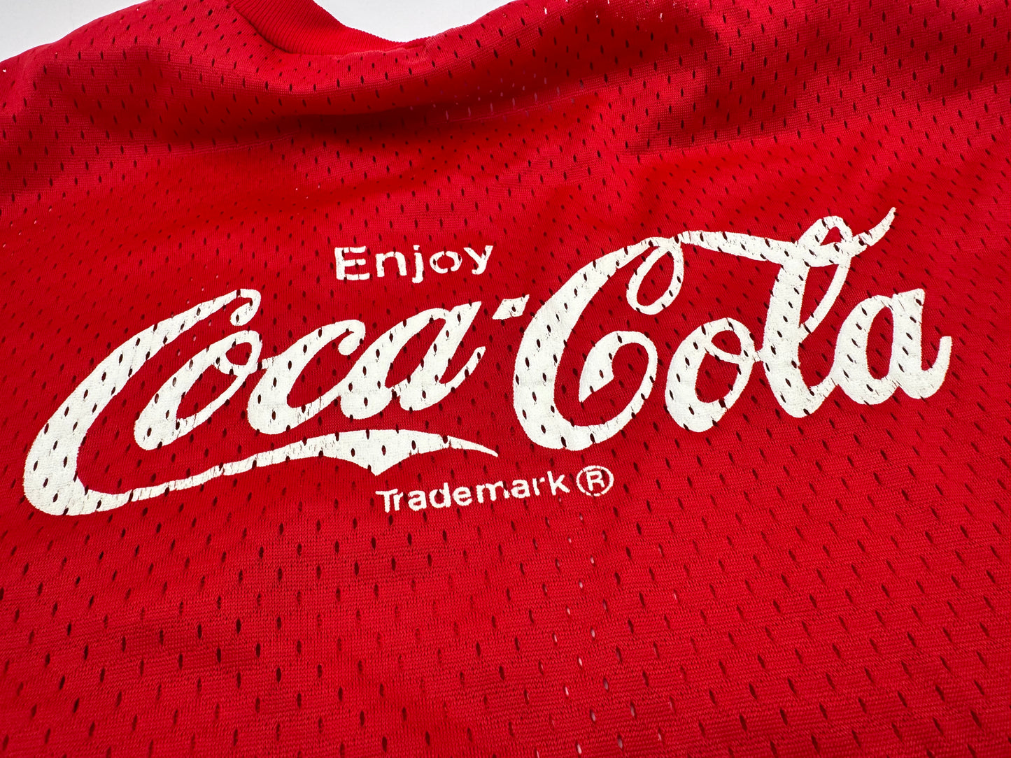 Vintage Coke T Shirt Enjoy Coca Cola Mesh XL