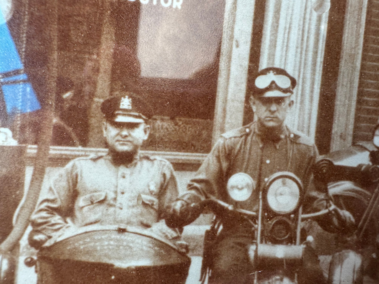 Vintage Harley Davidson Photo Framed Authentic