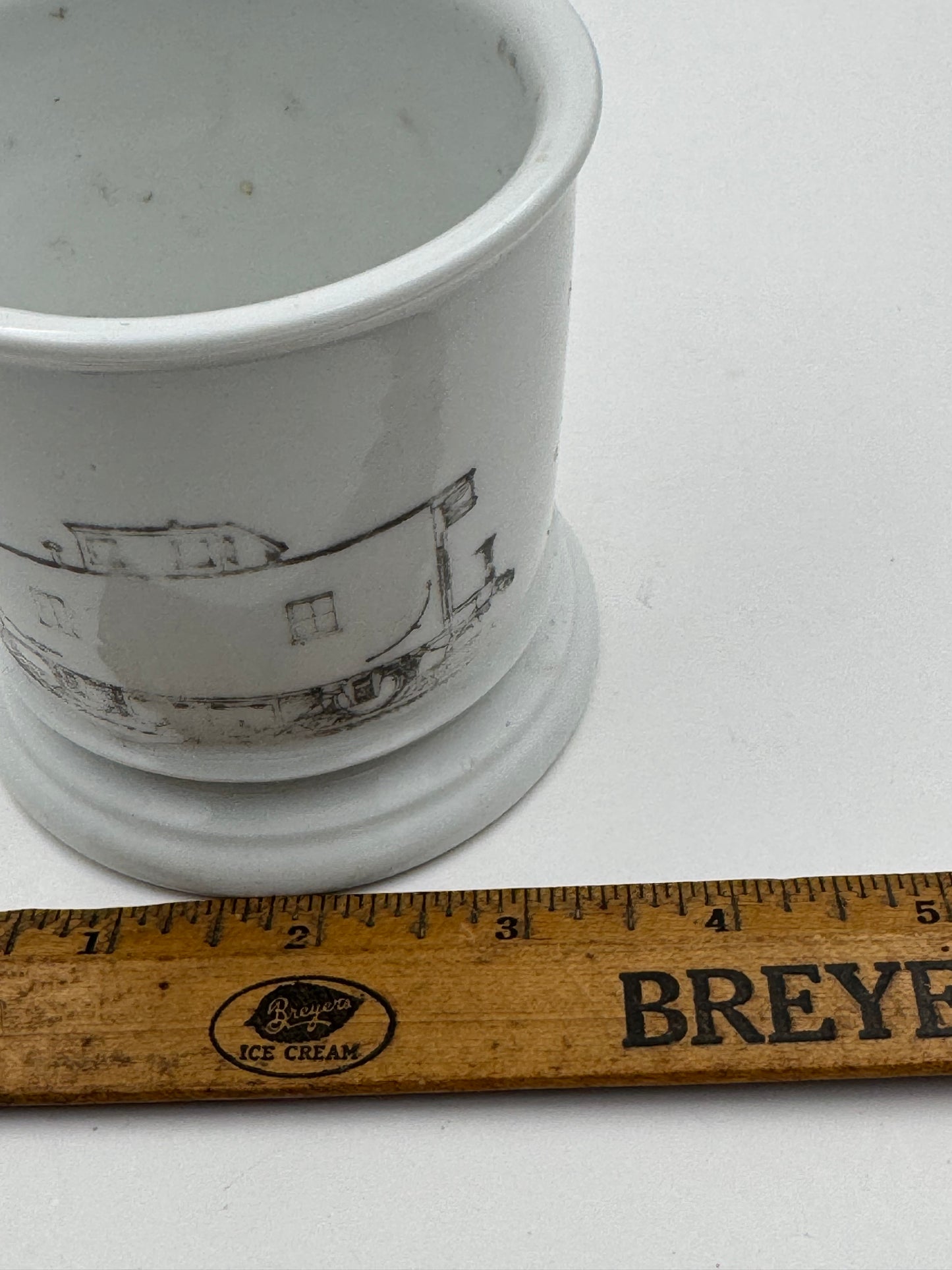 Vintage Shaving Mug Train Caboose