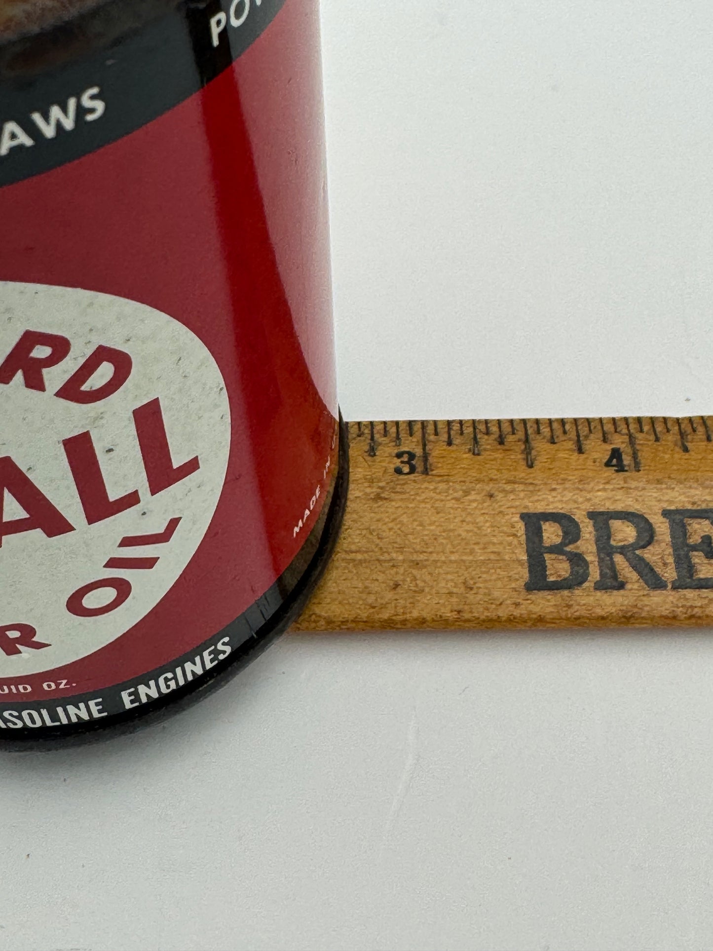 Vintage Kendall Outboard Oil Can Pint Full