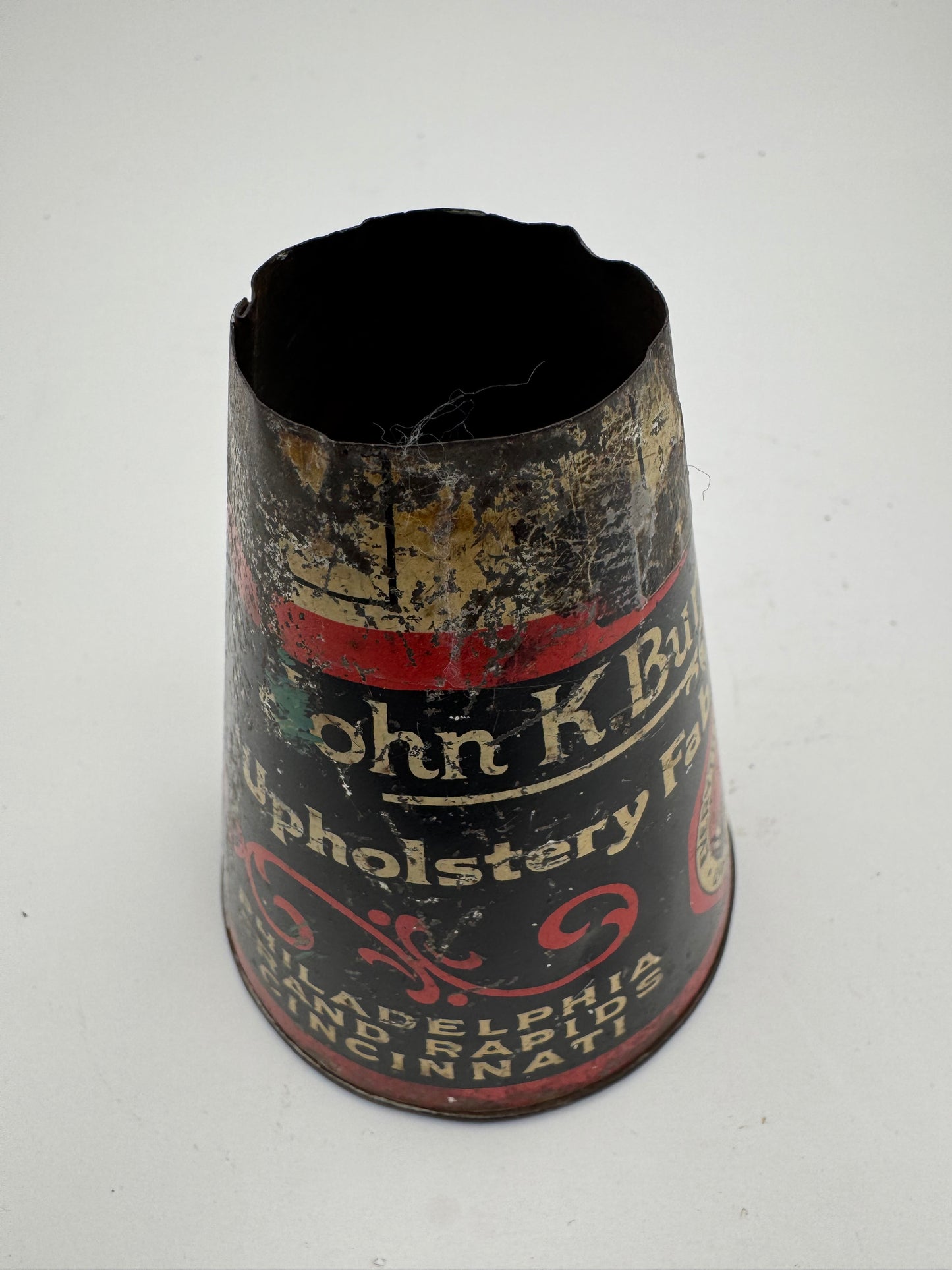 Vintage Tin Cone Can Carpet Tacks?