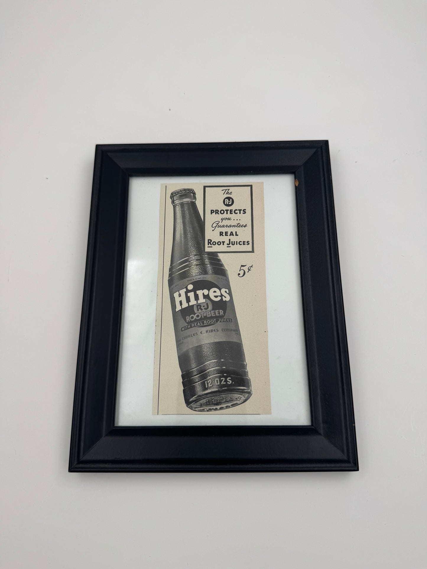 Vintage Hires Root Beer 5 Cent Ad