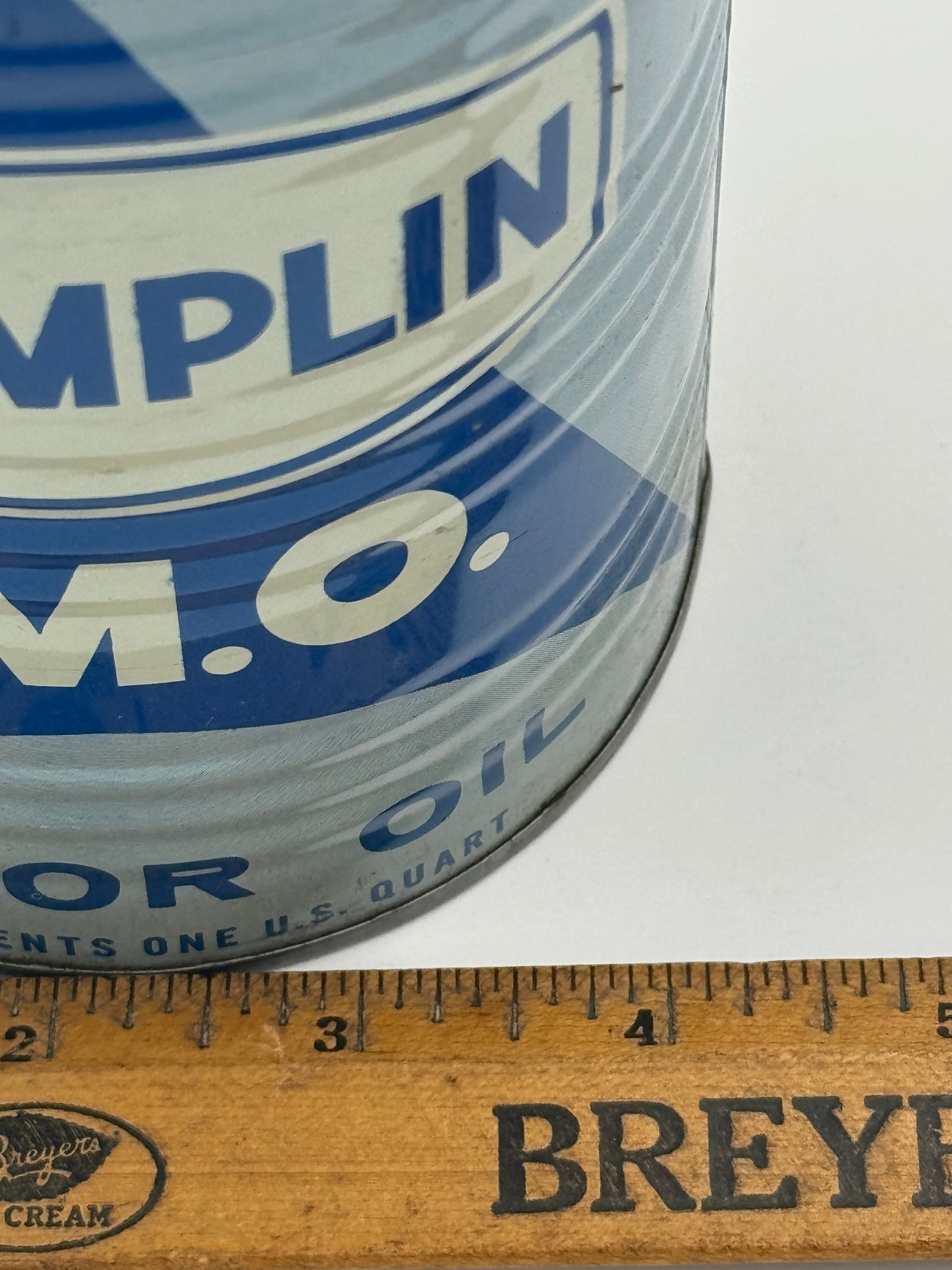 Vintage Oil Can Champlain CMO No Lid