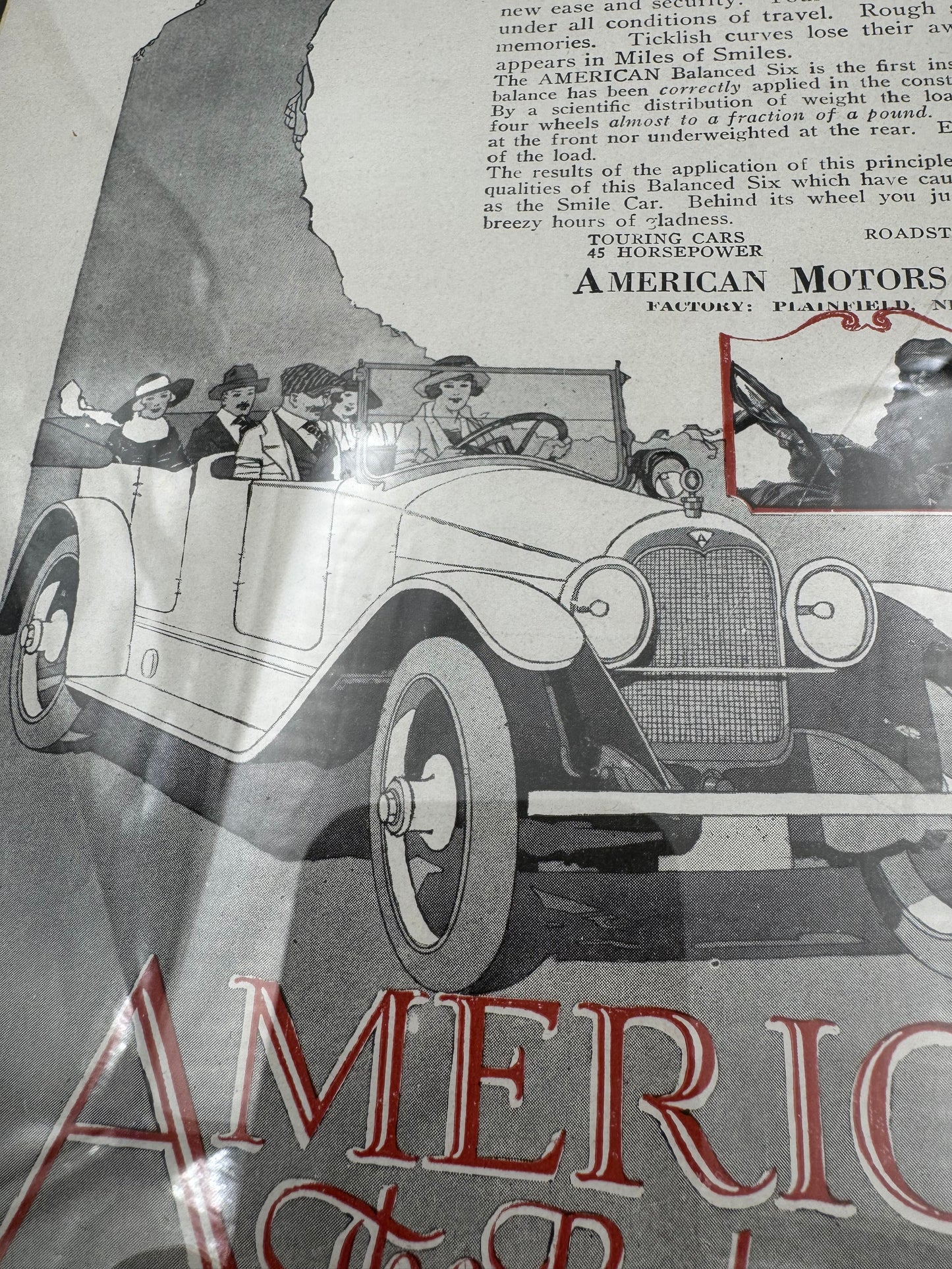 Vintage AMC Print Ad Framed Rare