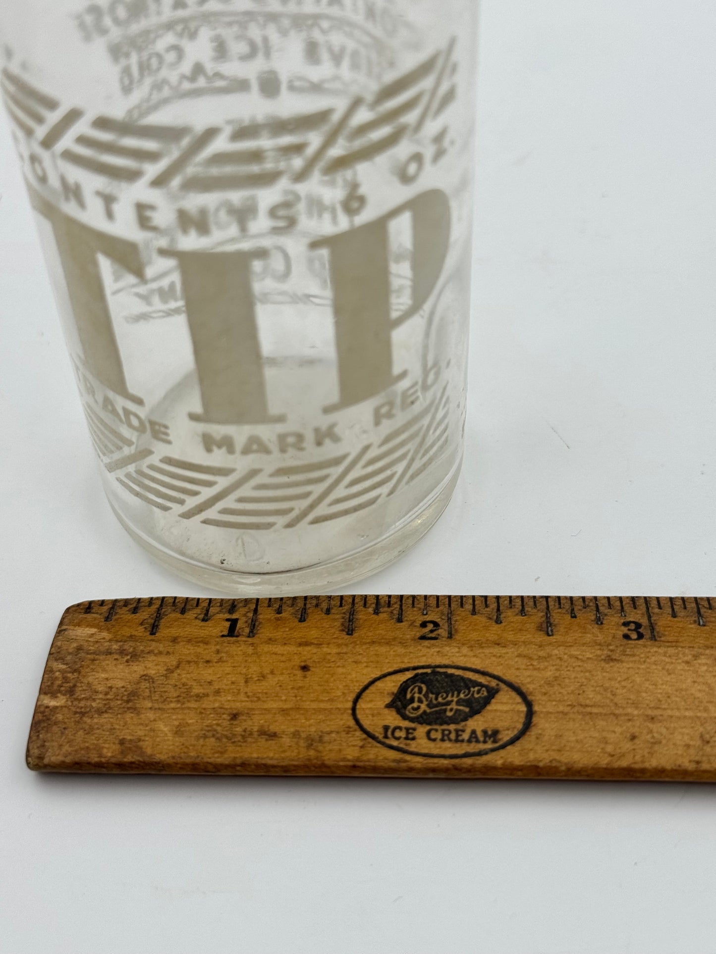 Vintage Tip Soda Bottle ACL 1 Cent Deposit