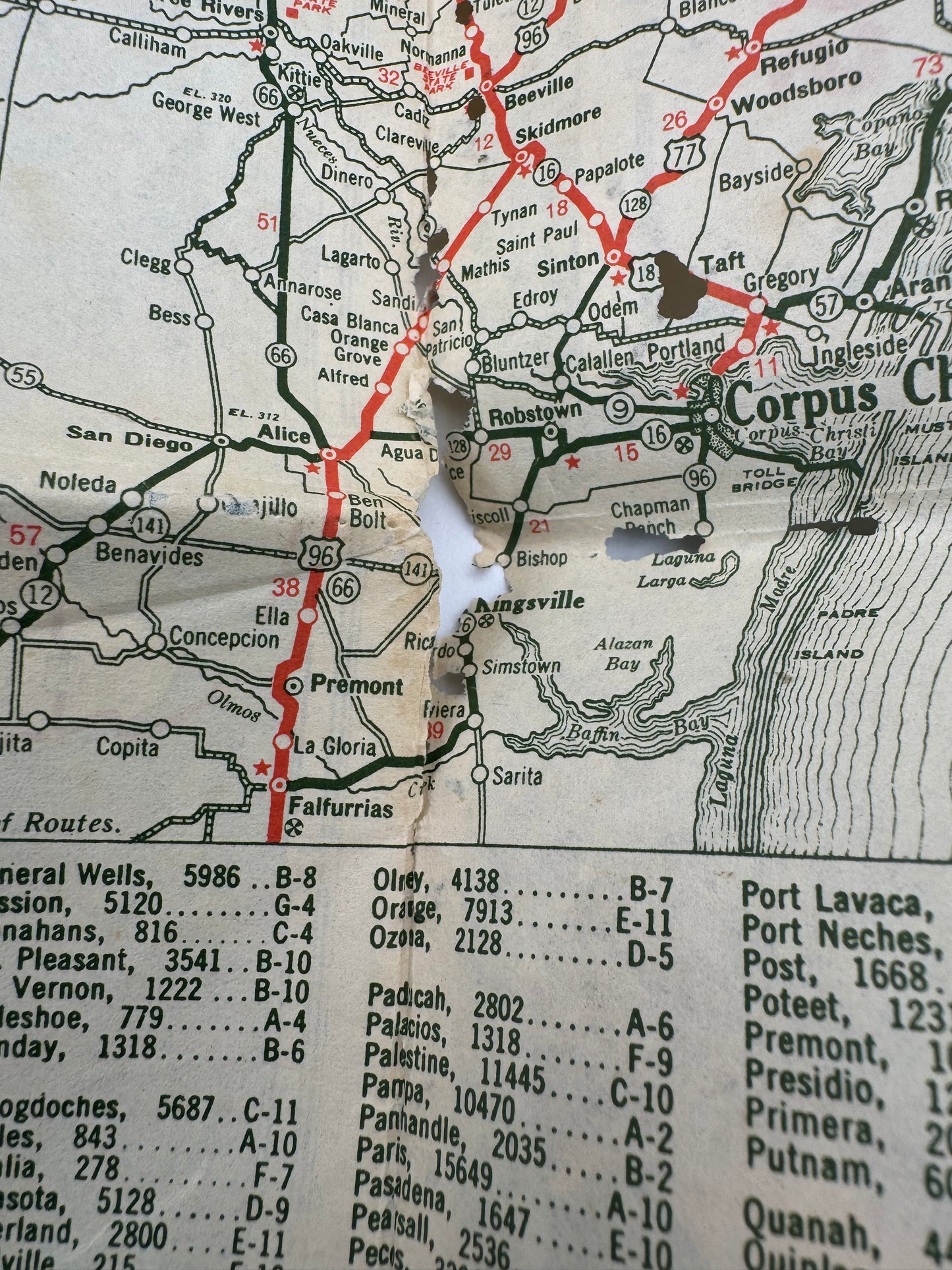 Vintage Roadmap 1934 Sinclair Great Graphics