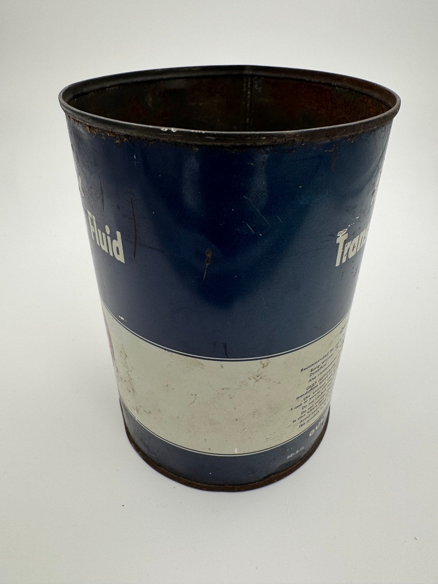 Vintage Gulf Transmission Fluid Can