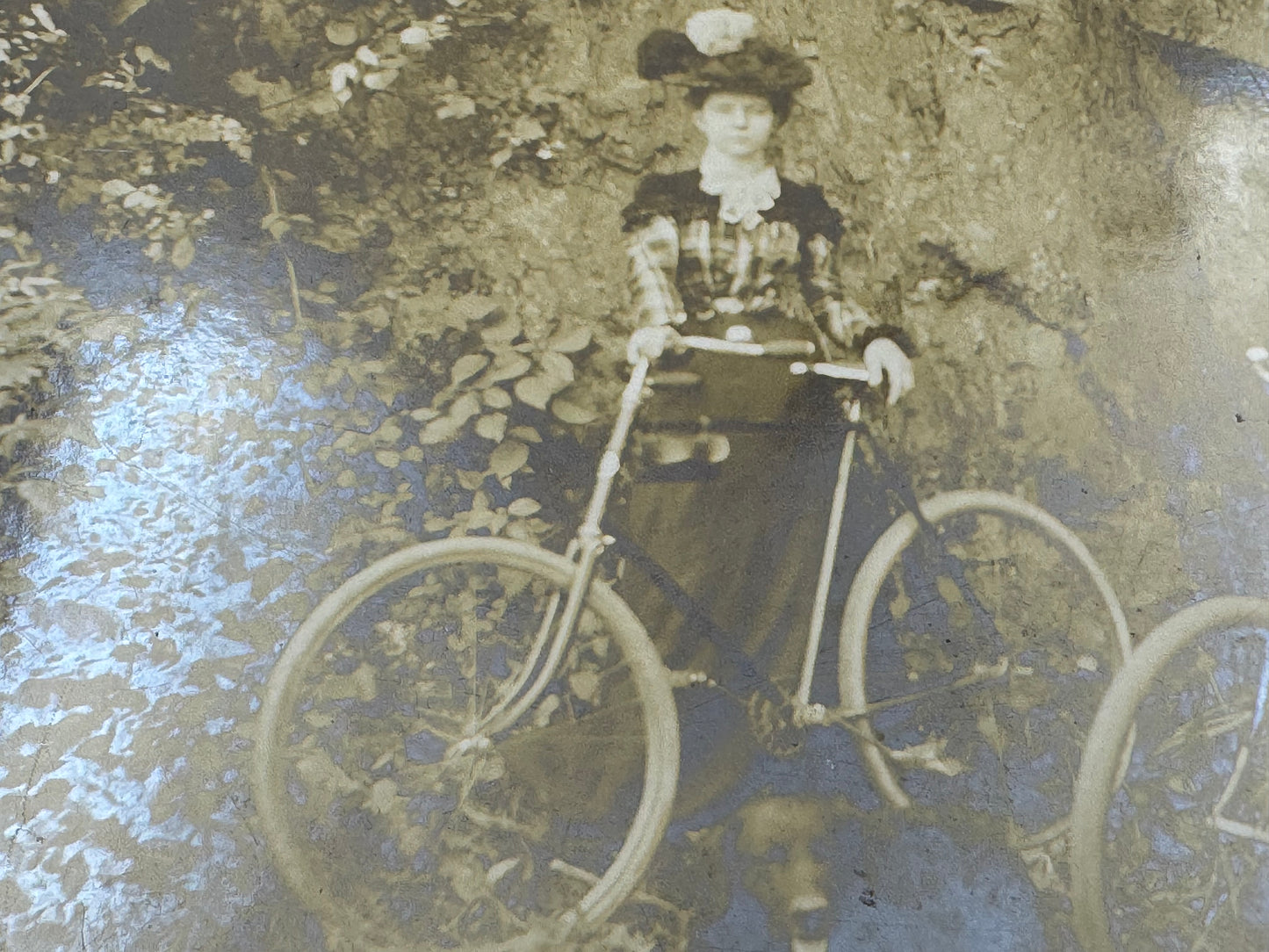 Vintage Victorian Women And Bikes Photo