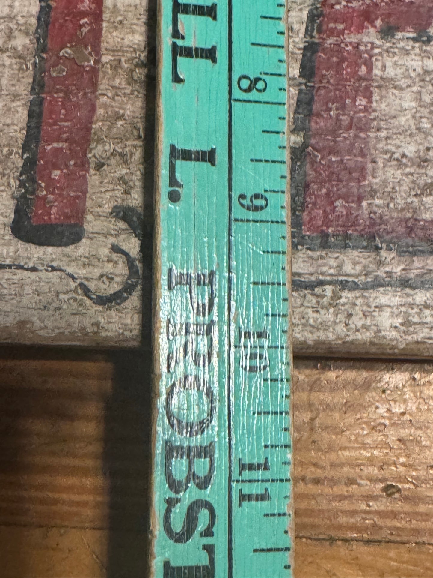 Vintage Oyster Sign Tangier Sound VA. Wood