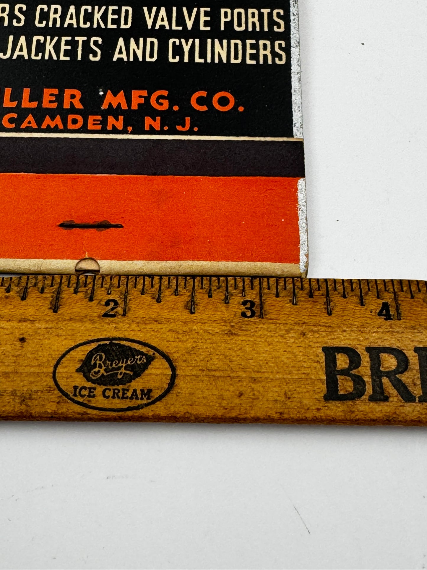 Vintage Car Engine Repair Can and Feature Match Pack