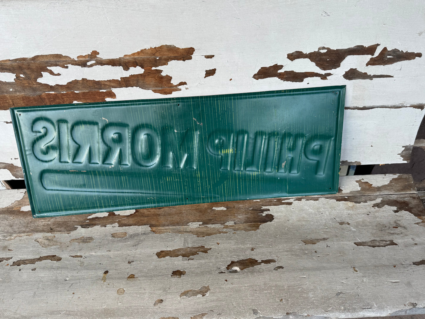 Vintage Call For Phillip Morris Sign Minty