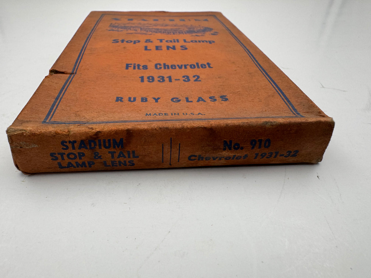 Vintage Chevy Stop Tail Light Lens 1931 1932 Stadium