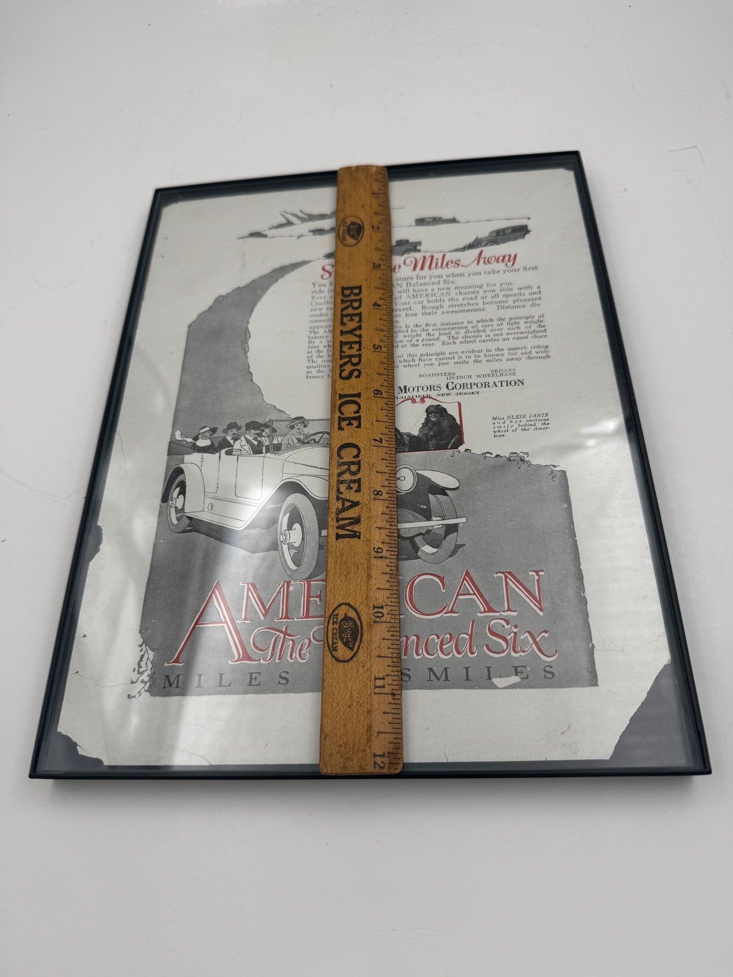 Vintage AMC Print Ad Framed Rare