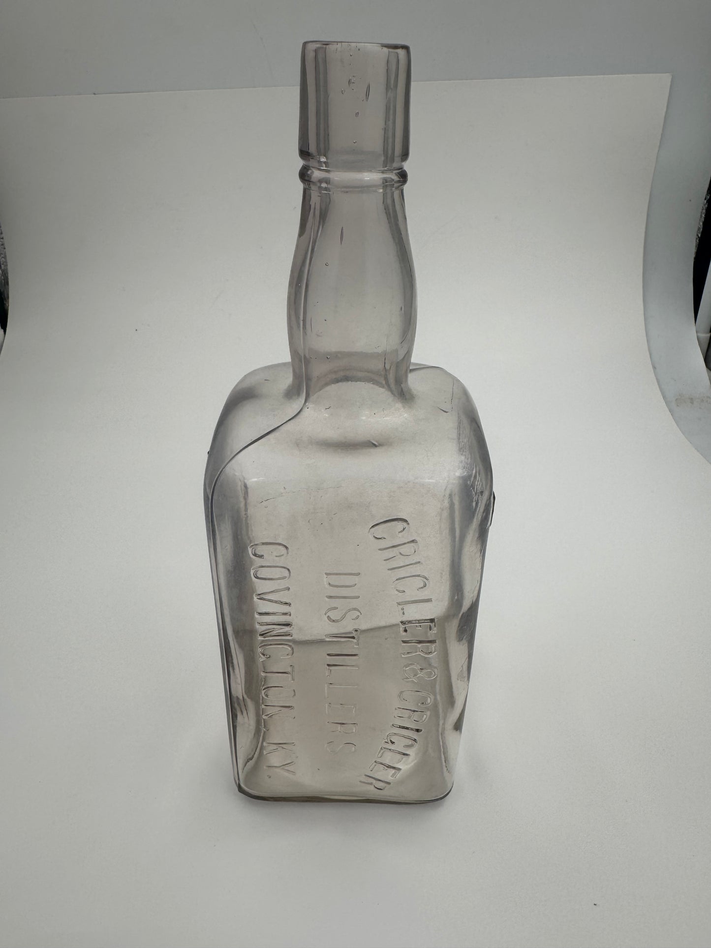 Vintage Crigler & Crigler Distillers Bottle Quart