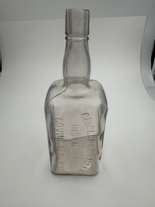Vintage Crigler & Crigler Distillers Bottle Quart