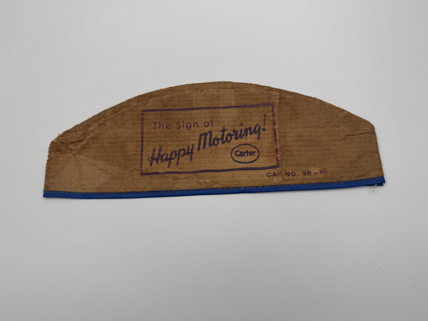 Vintage Carter Gas And Oil Attendants Cap