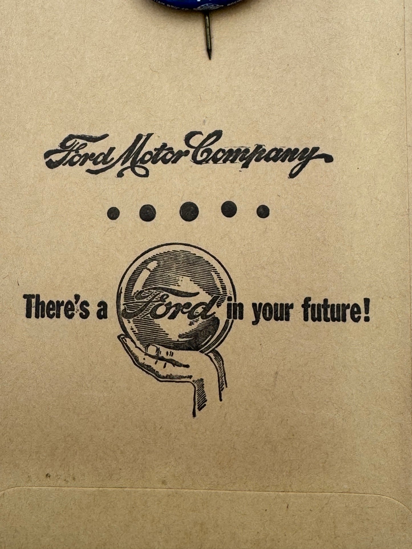 Vintage Ford Employee Pay Envelope 1937 NOS