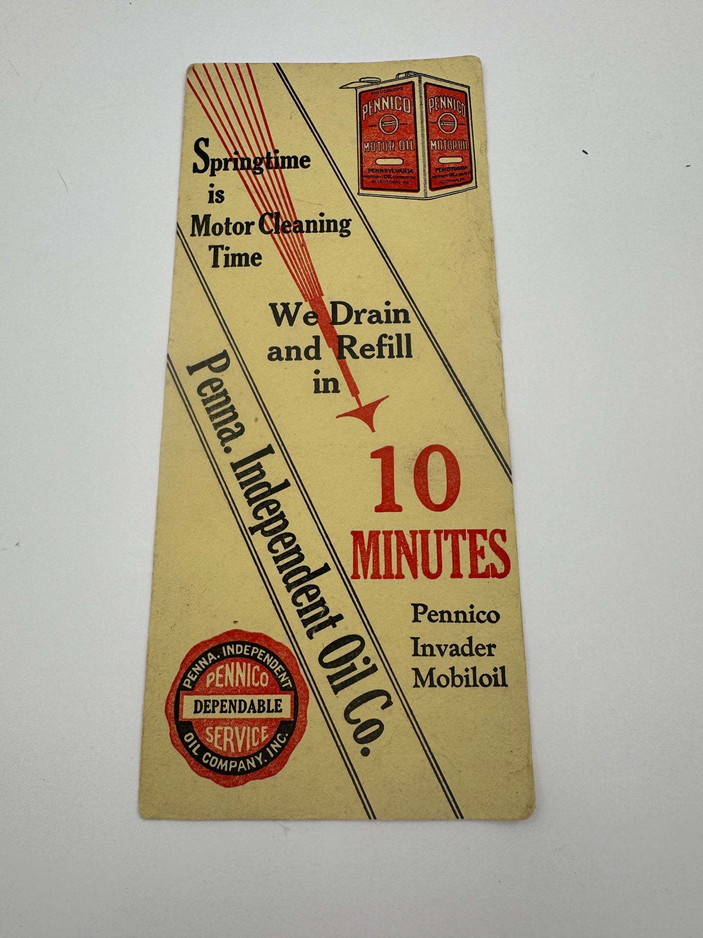 Vintage Pennico Oil Co. Blotter RARE
