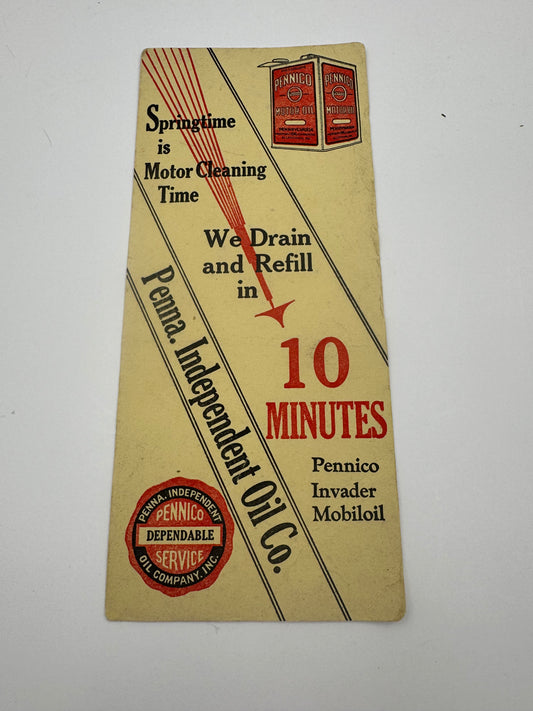 Vintage Pennico Oil Co. Blotter RARE