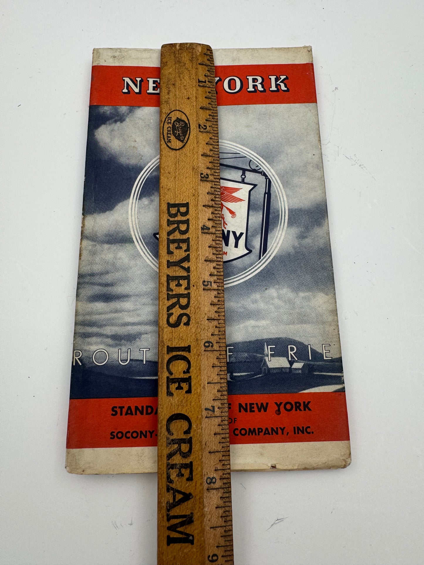 Vintage Roadmap Socony New York 1937