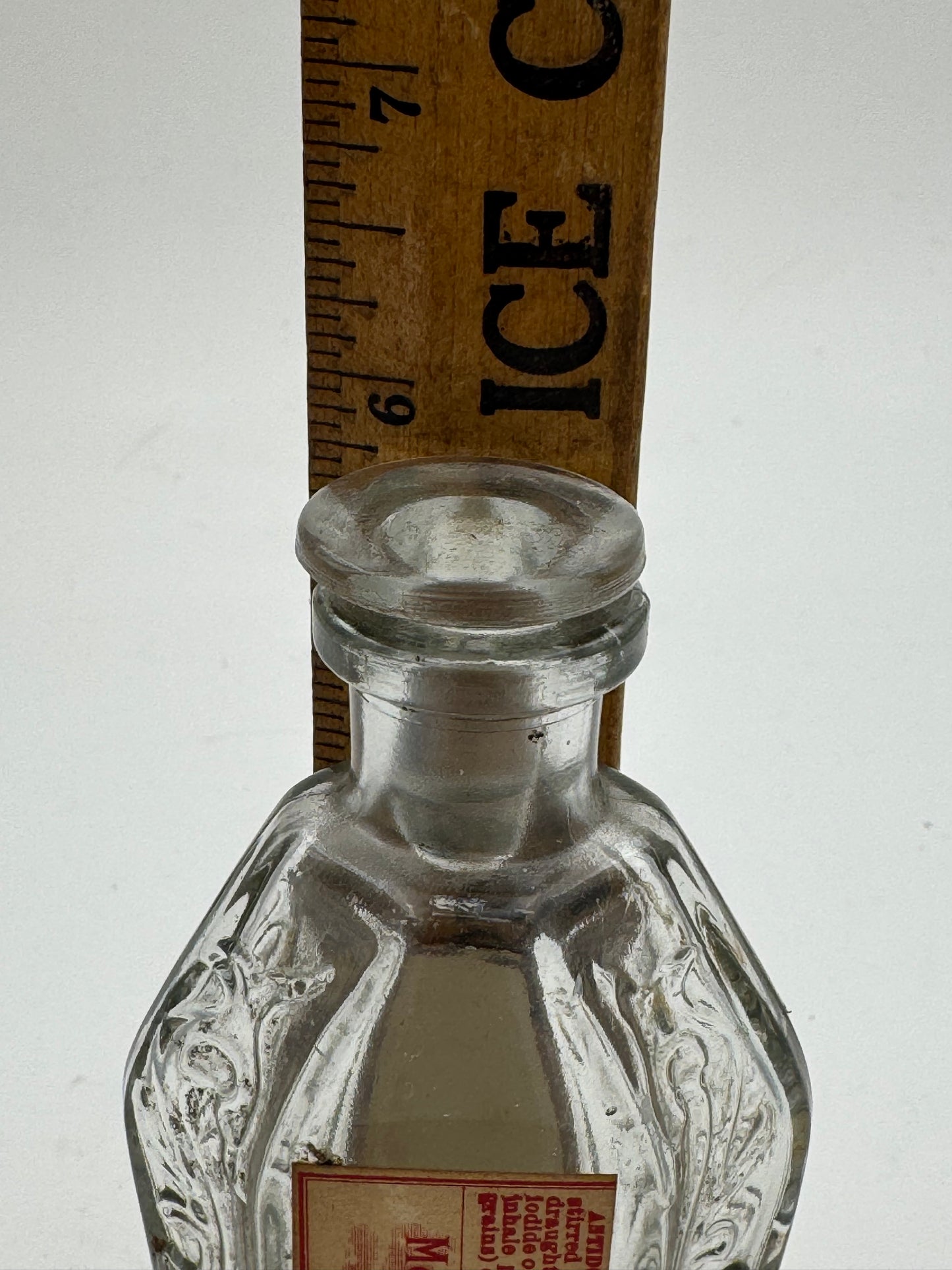 Vintage Perfume Bottle With Poison Labels