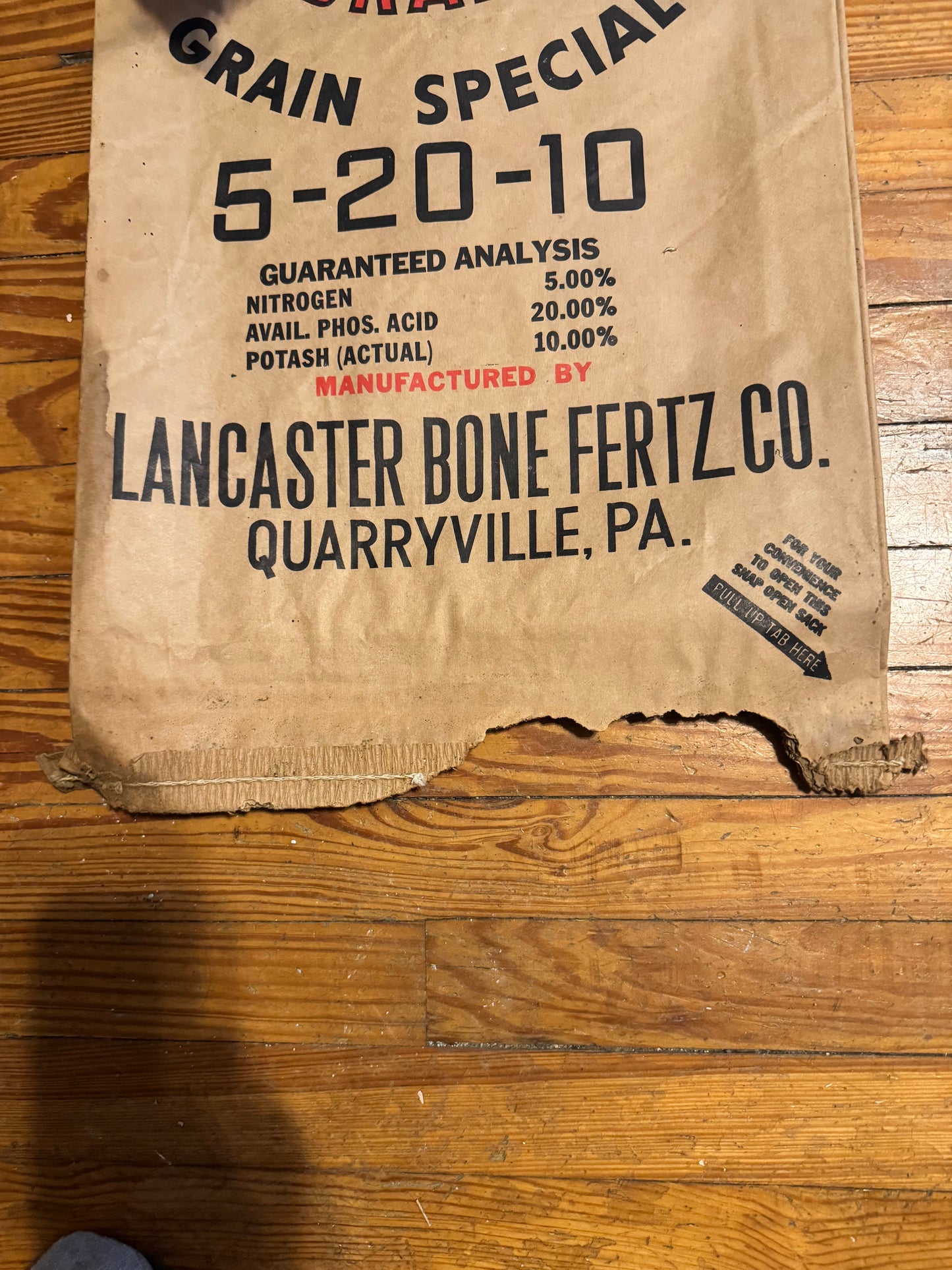 Vintage Feed Sack Paper Conestoga Brand Native American Logo