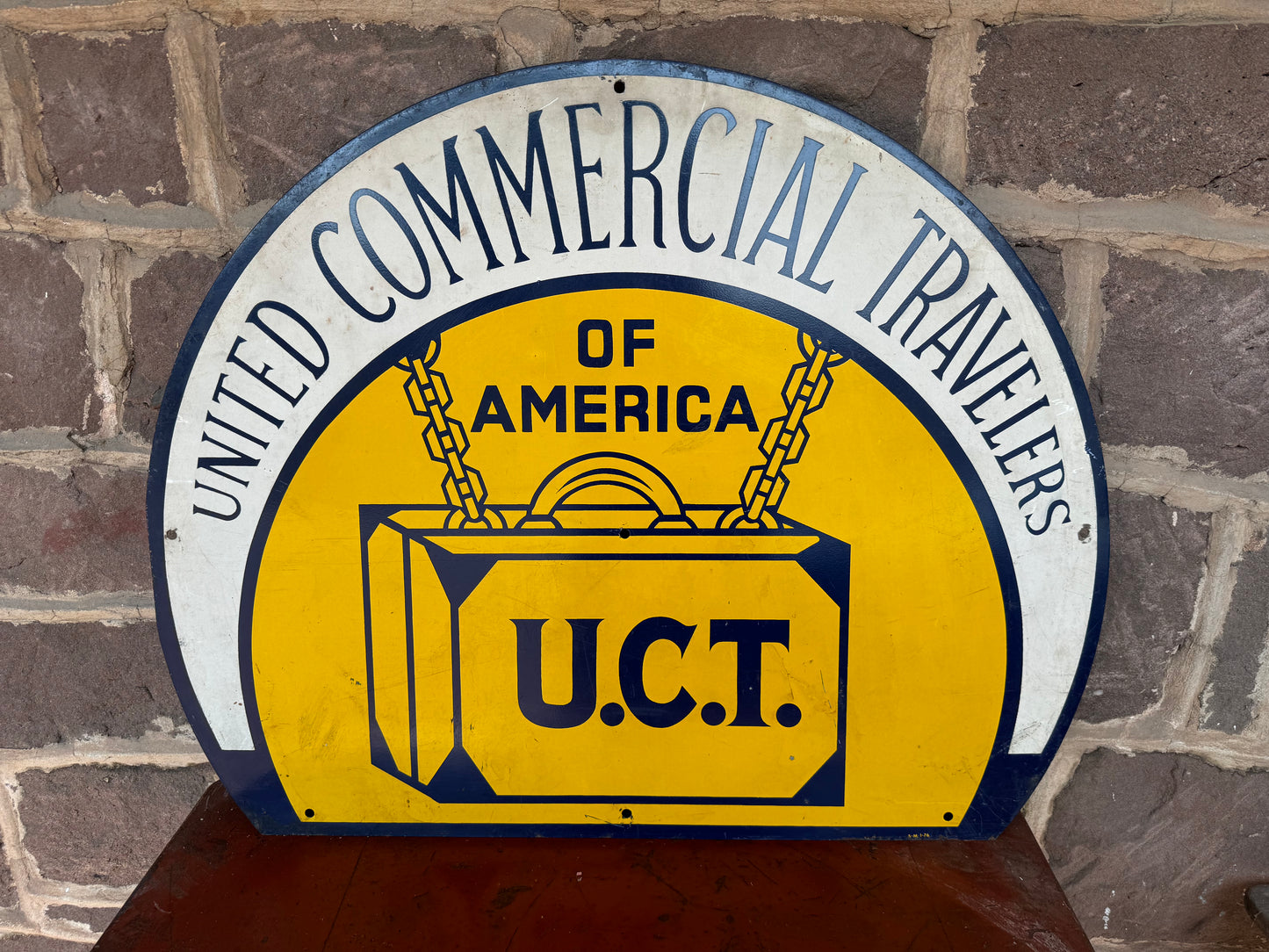 Vintage Sign United Commercial Travelers Sign