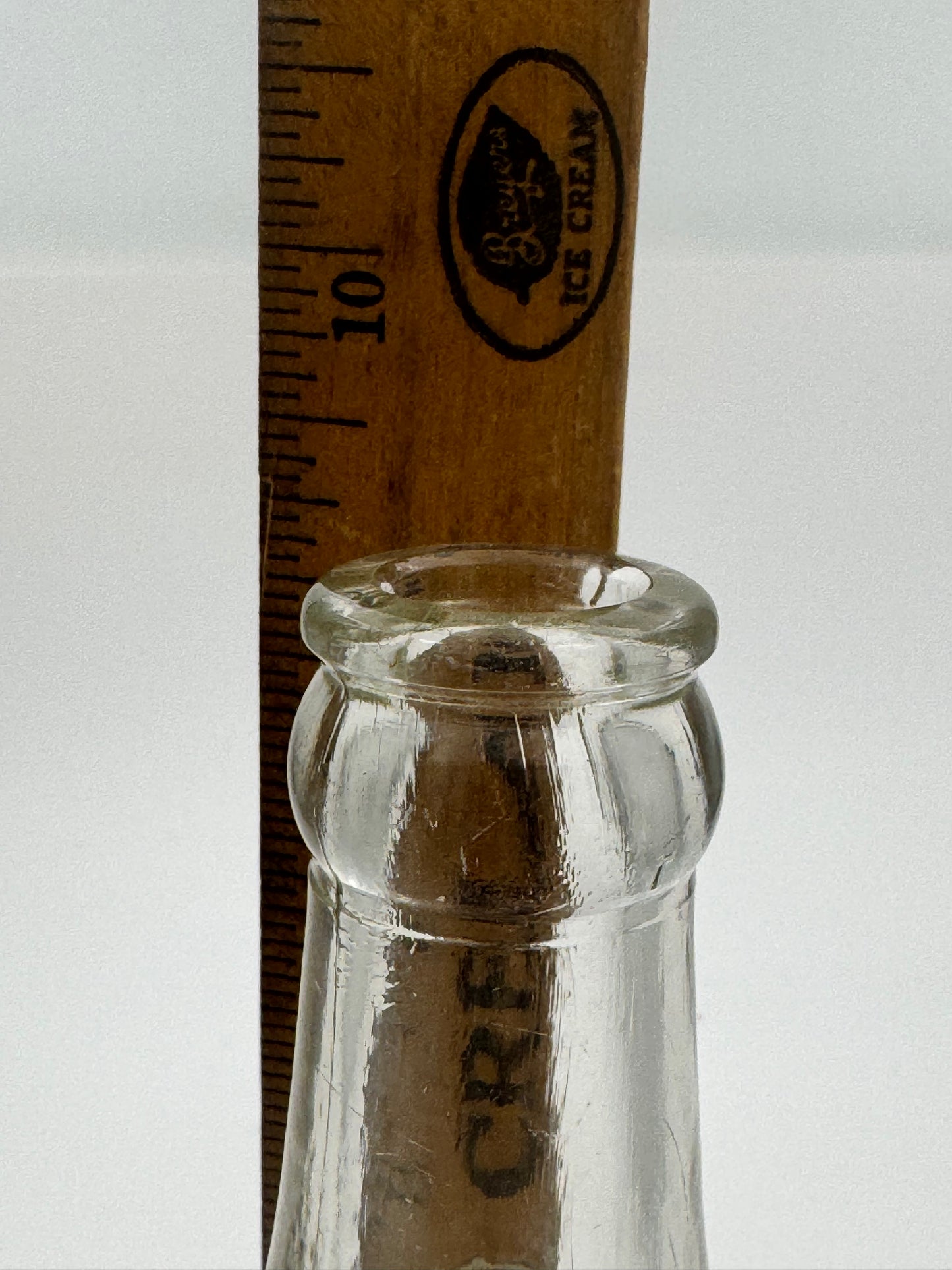 Vintage ACL Circle A Soda Bottle 9 Ounce