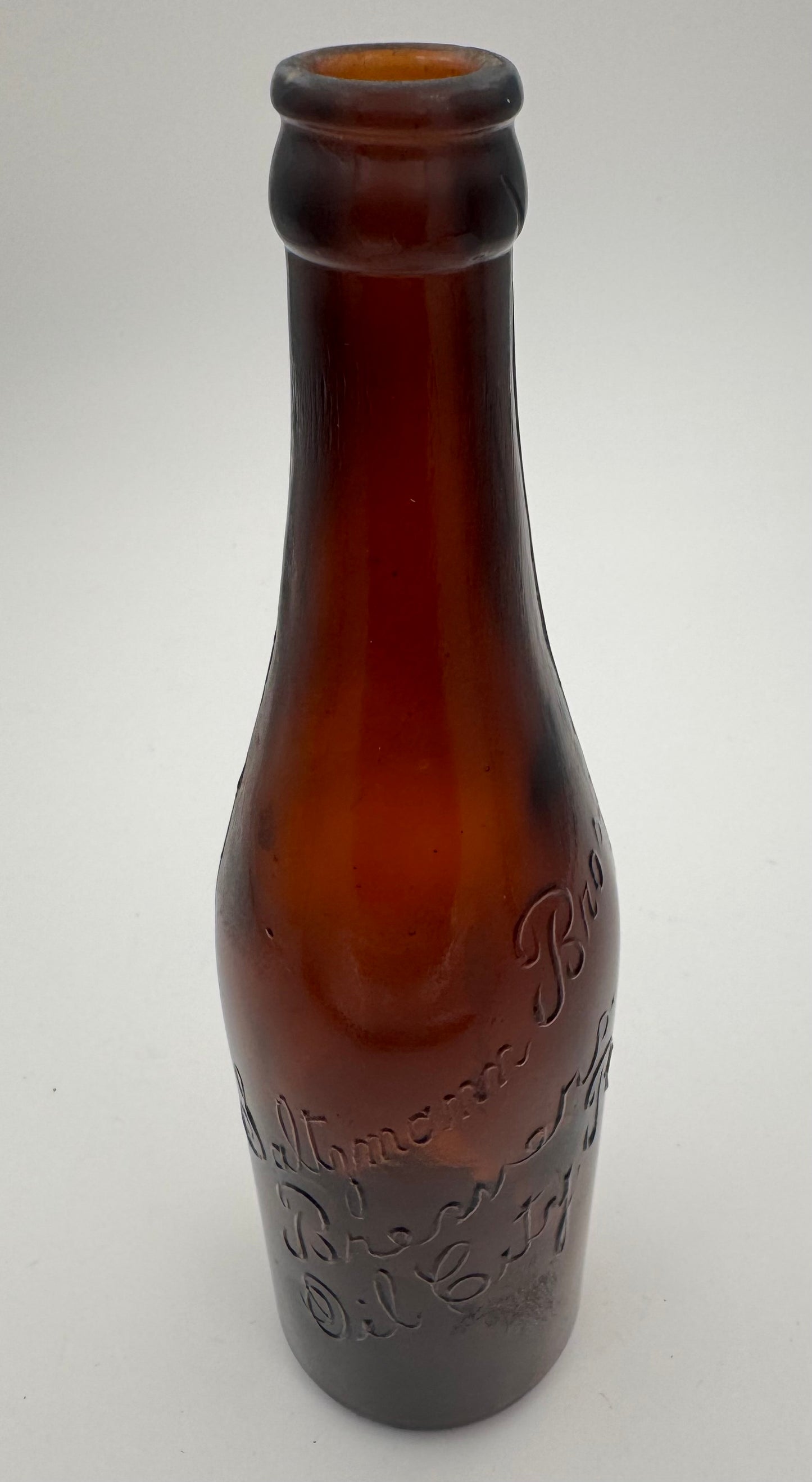 Vintage Saltzmann Bros Beer Bottle Oil City PA.