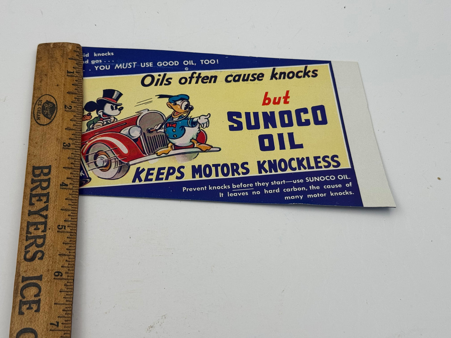 Vintage Sunoco Oil Ink Blotter NOS