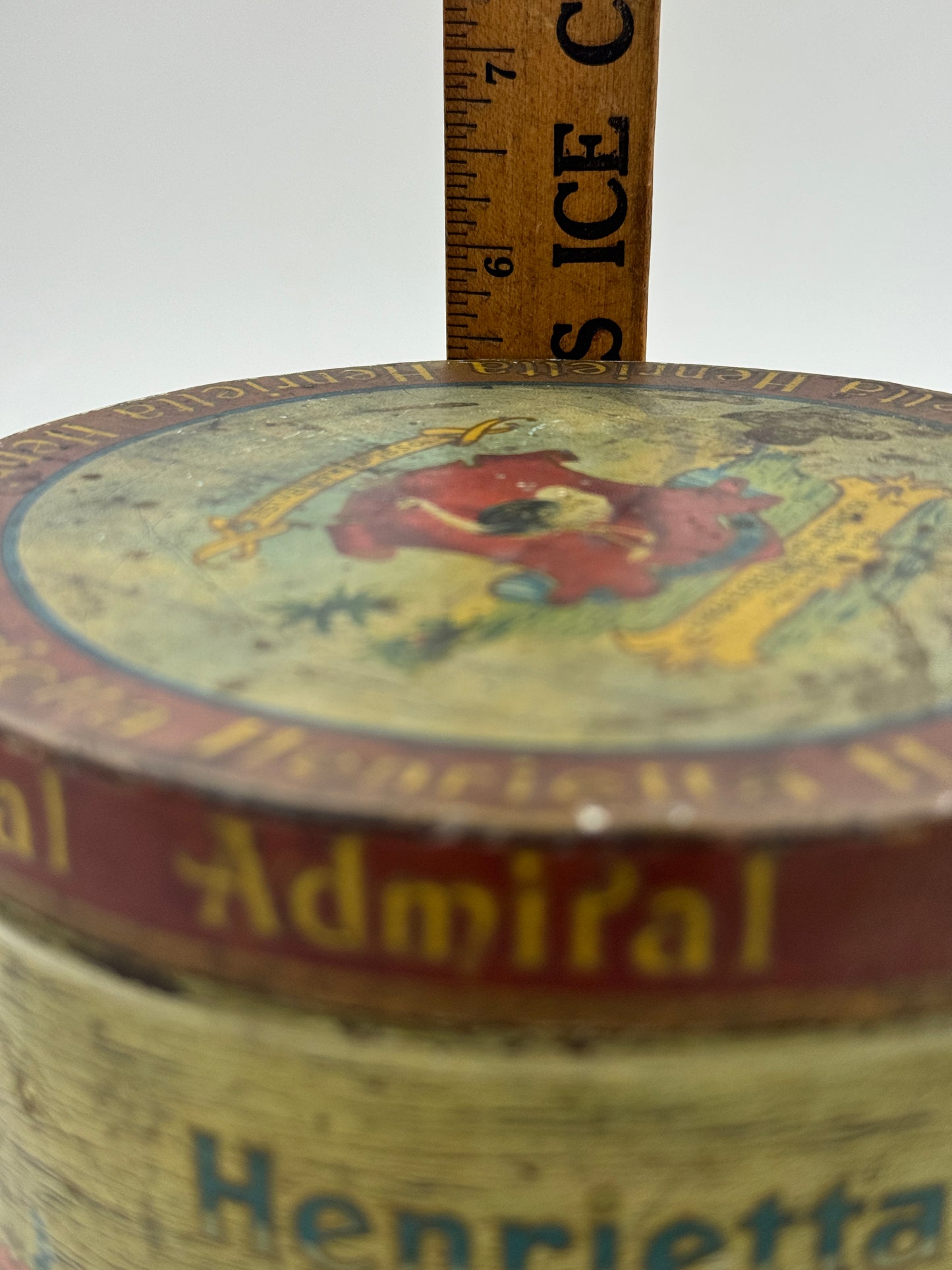 Vintage Tobacco Tin Henrietta “Otto Eisenlohr & Bros Empty Rare