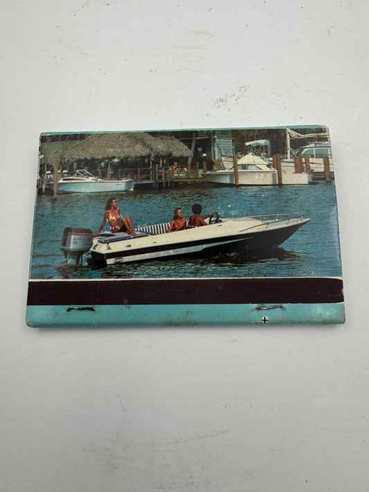 Vintage Evinrude Boats Matchbook Full Unstruck