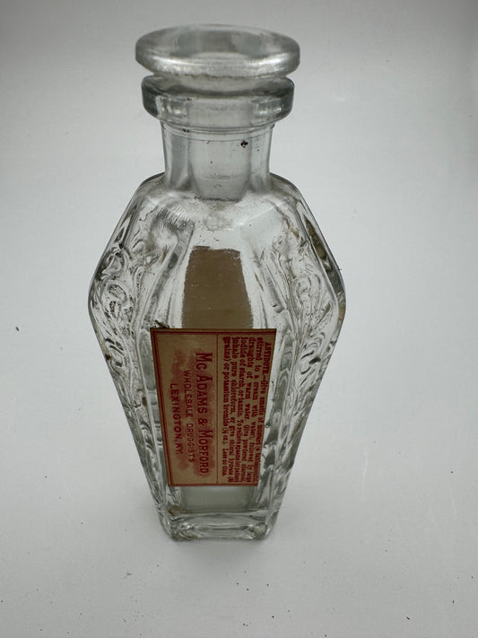 Vintage Perfume Bottle With Poison Labels