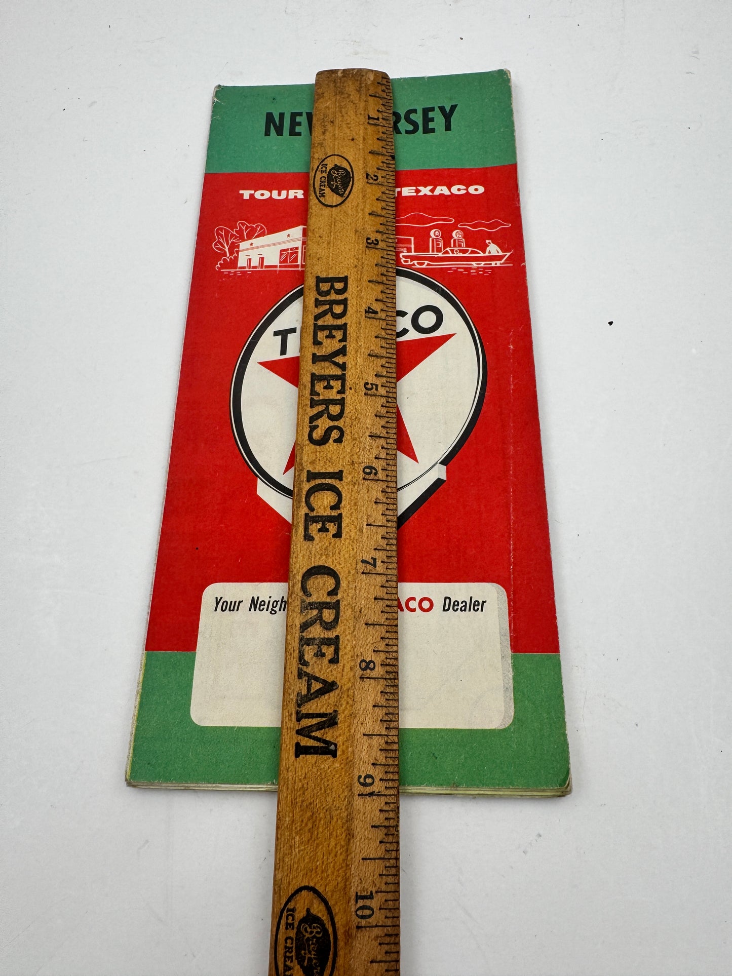 Vintage Texaco Road Map New Jersey & Metro NYC 1959