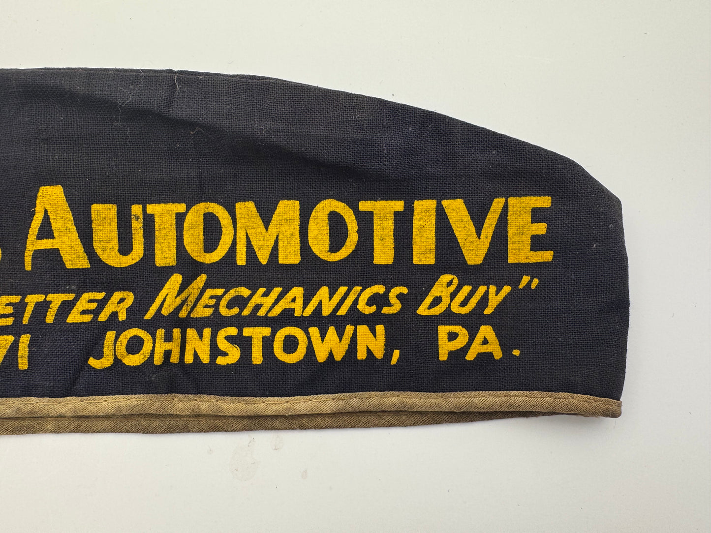 Vintage Gas Station Attendant’s Hat Perfect Circle Piston Rings