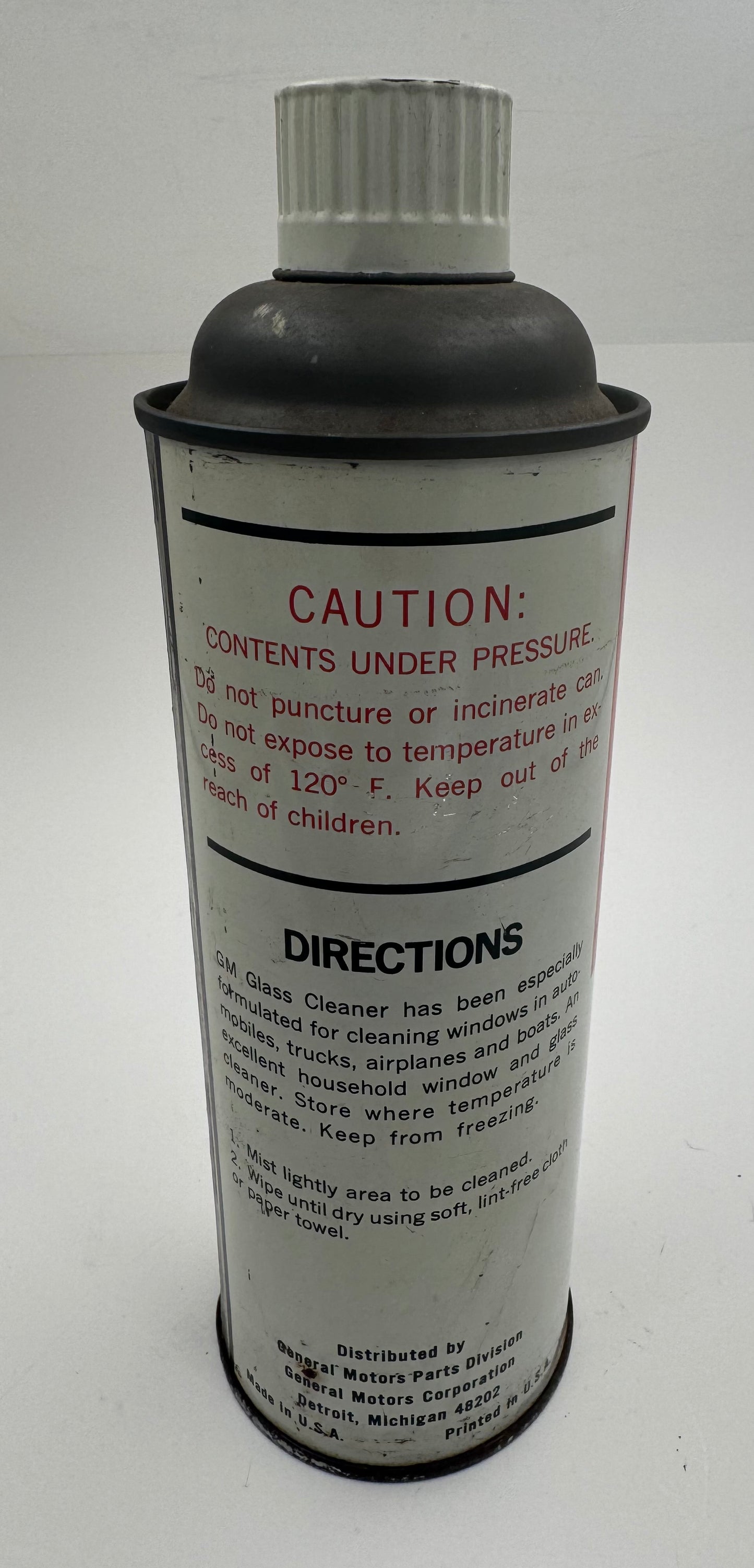 Vintage GM Can Glass Cleaner Full.