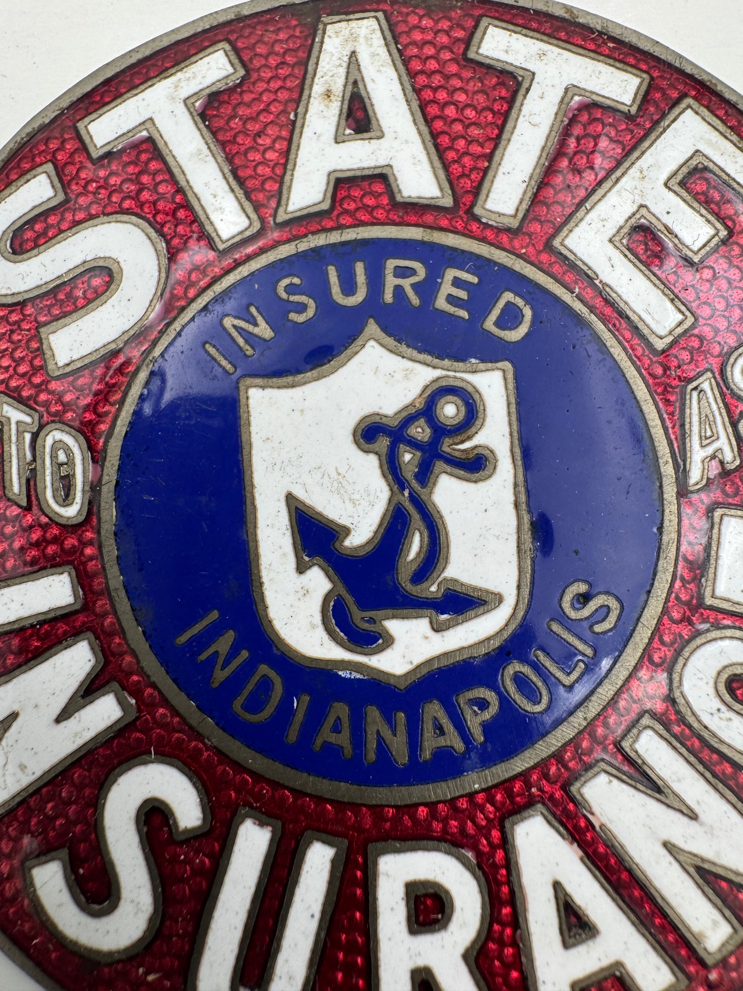 Vintage Indianapolis Indiana Insurance Badge