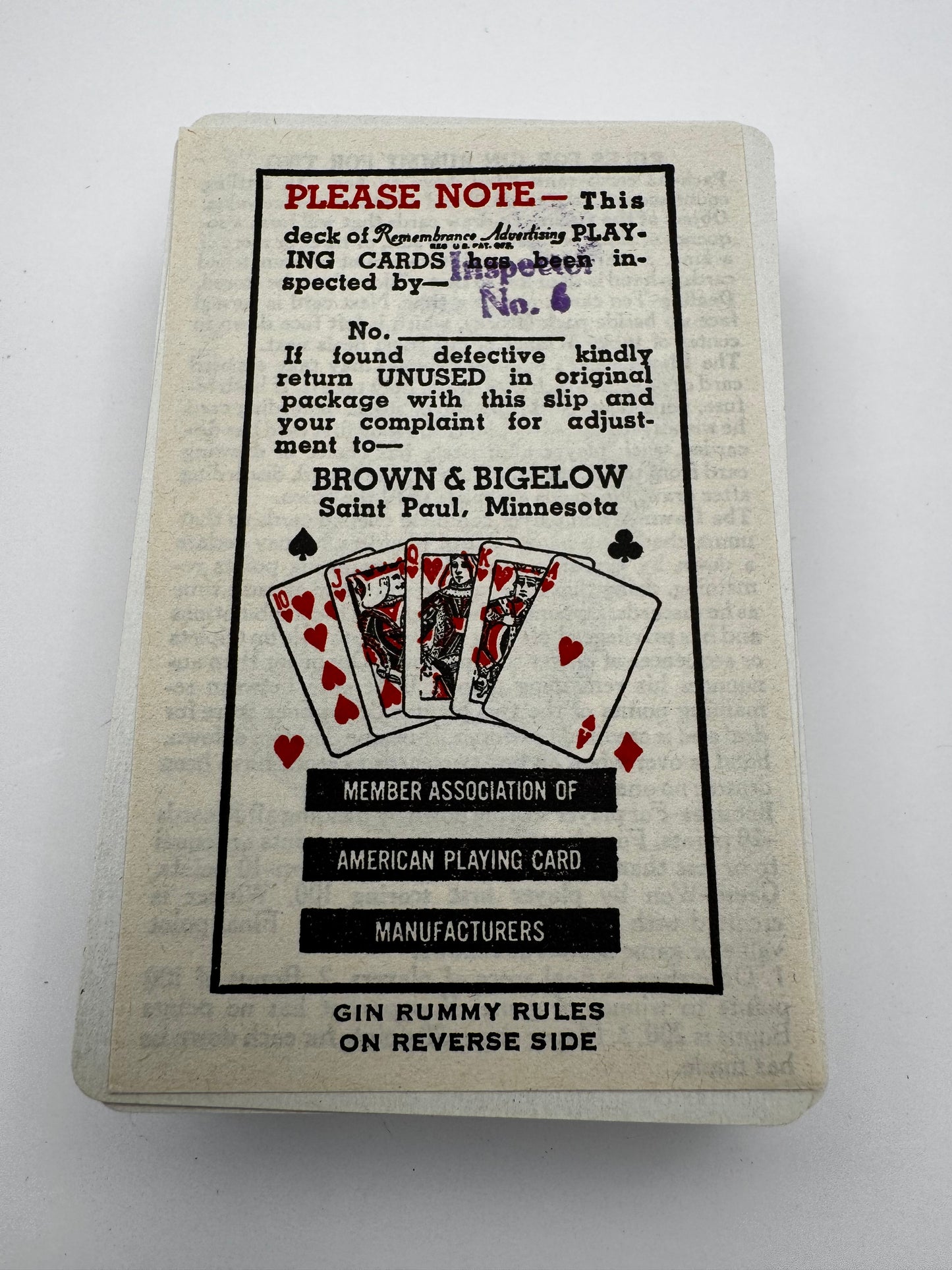 Vintage Premiere Gasoline Co Playing Cards Bridge Size
